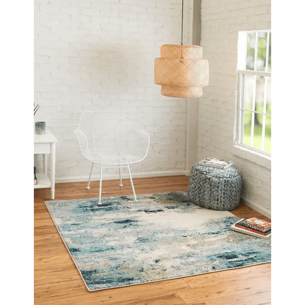 Modern designed avalon chromatic rug