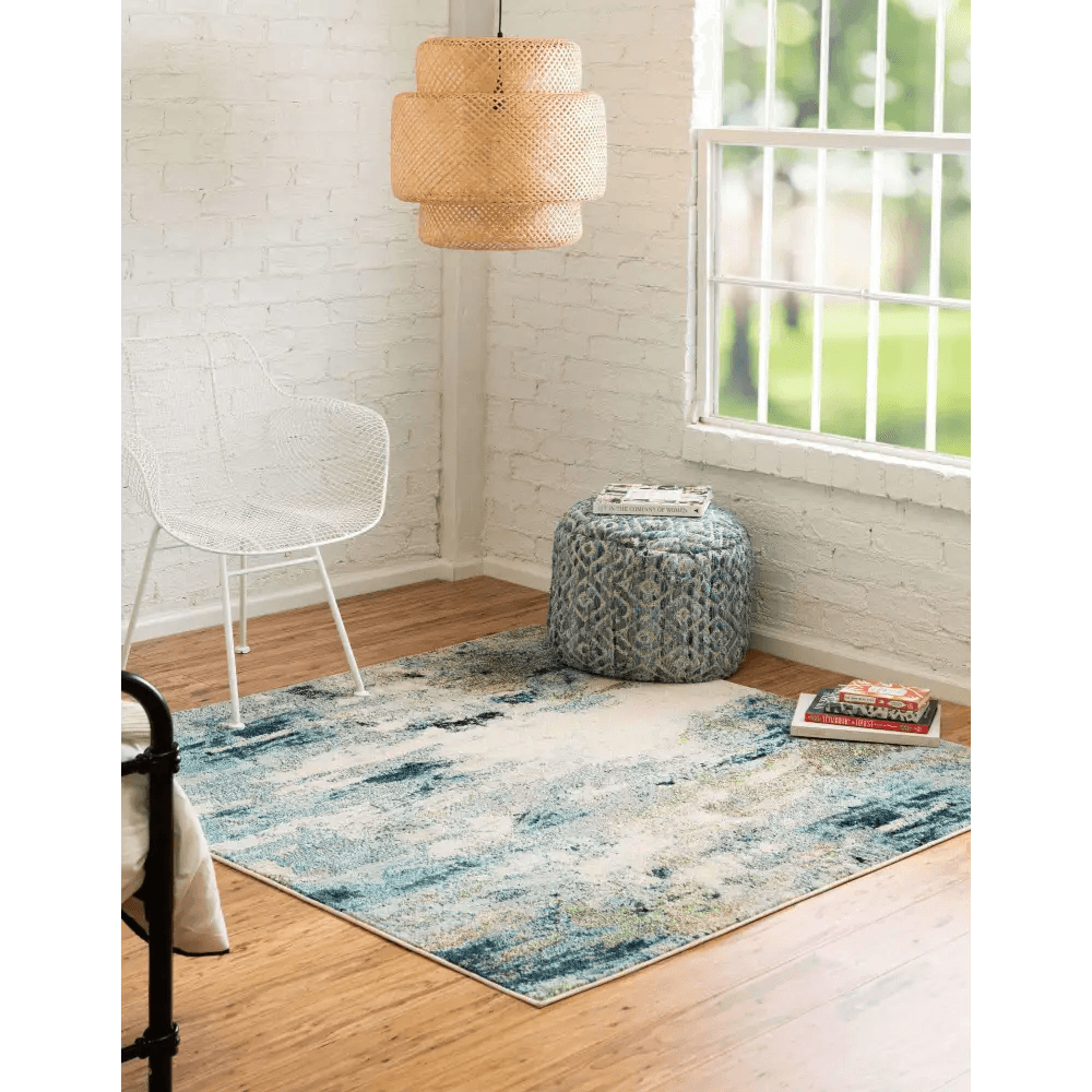 Modern designed avalon chromatic rug