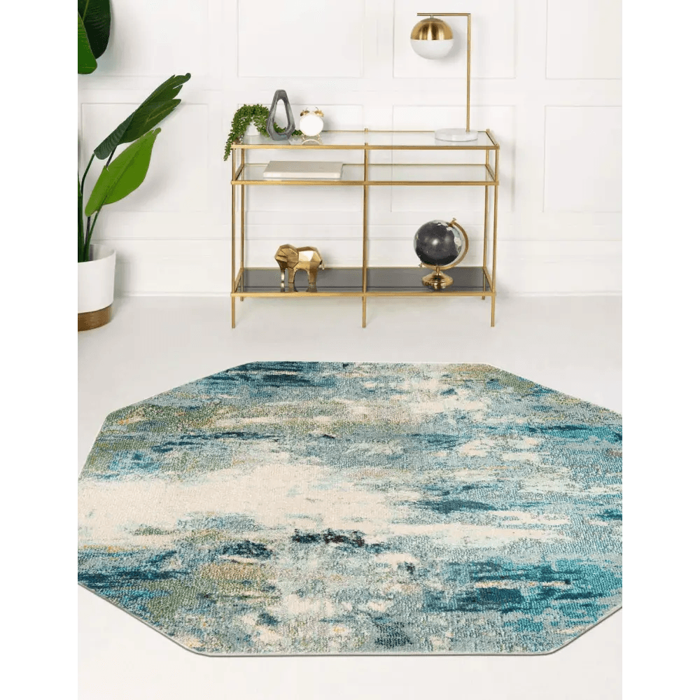 Modern designed avalon chromatic rug