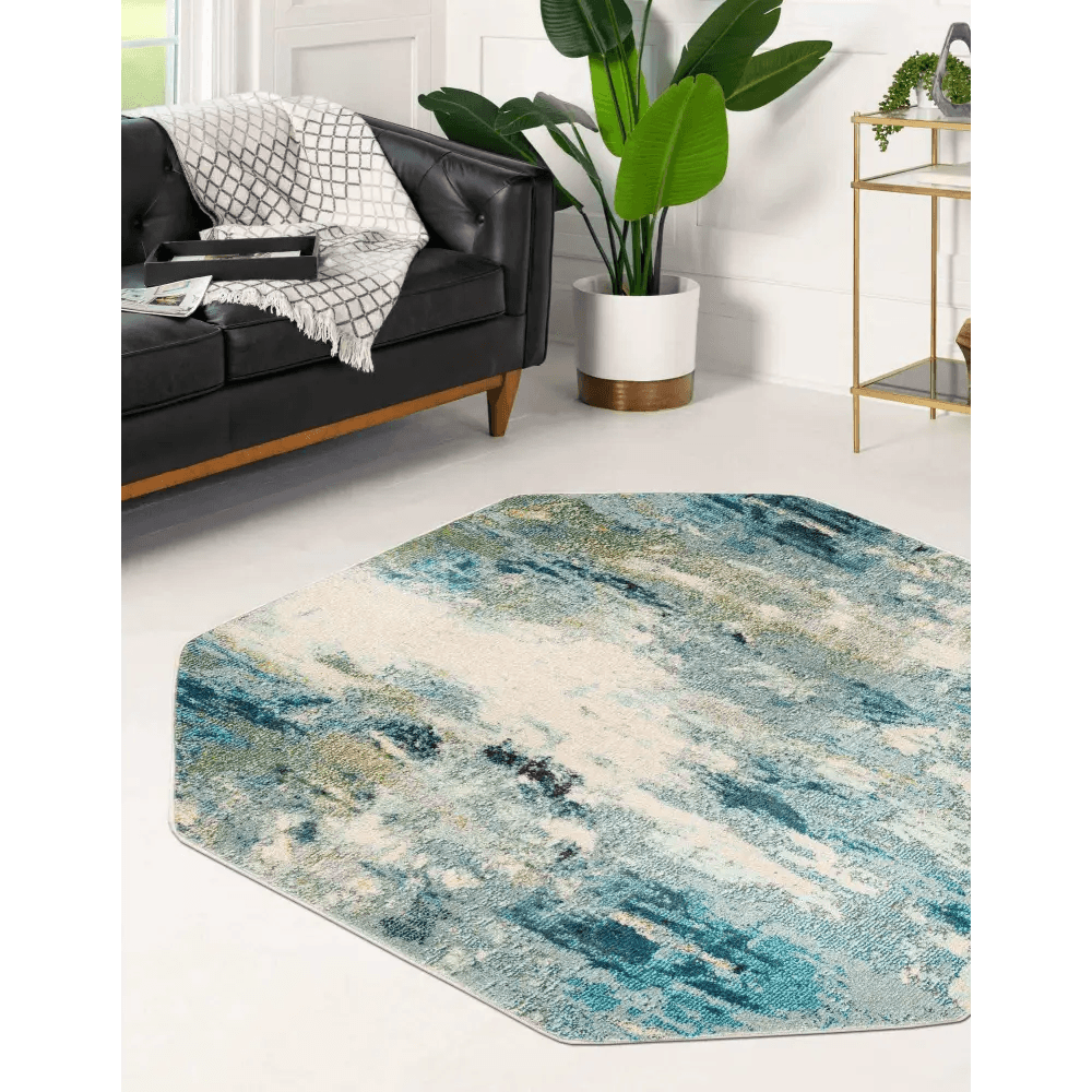 Modern designed avalon chromatic rug