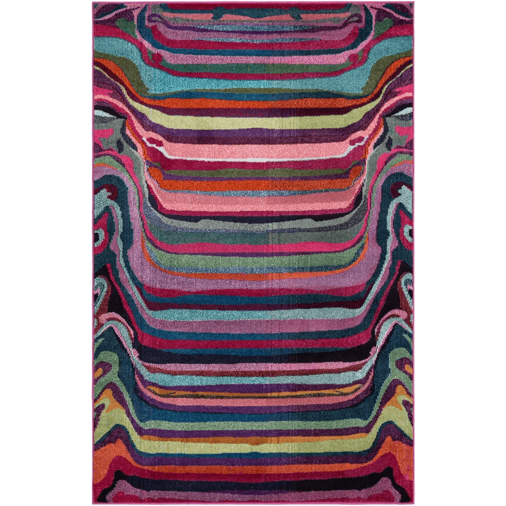 Modern designed destin chromatic rug