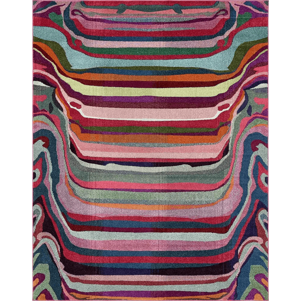 Modern designed destin chromatic rug