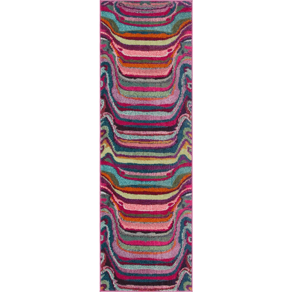 Modern designed destin chromatic rug