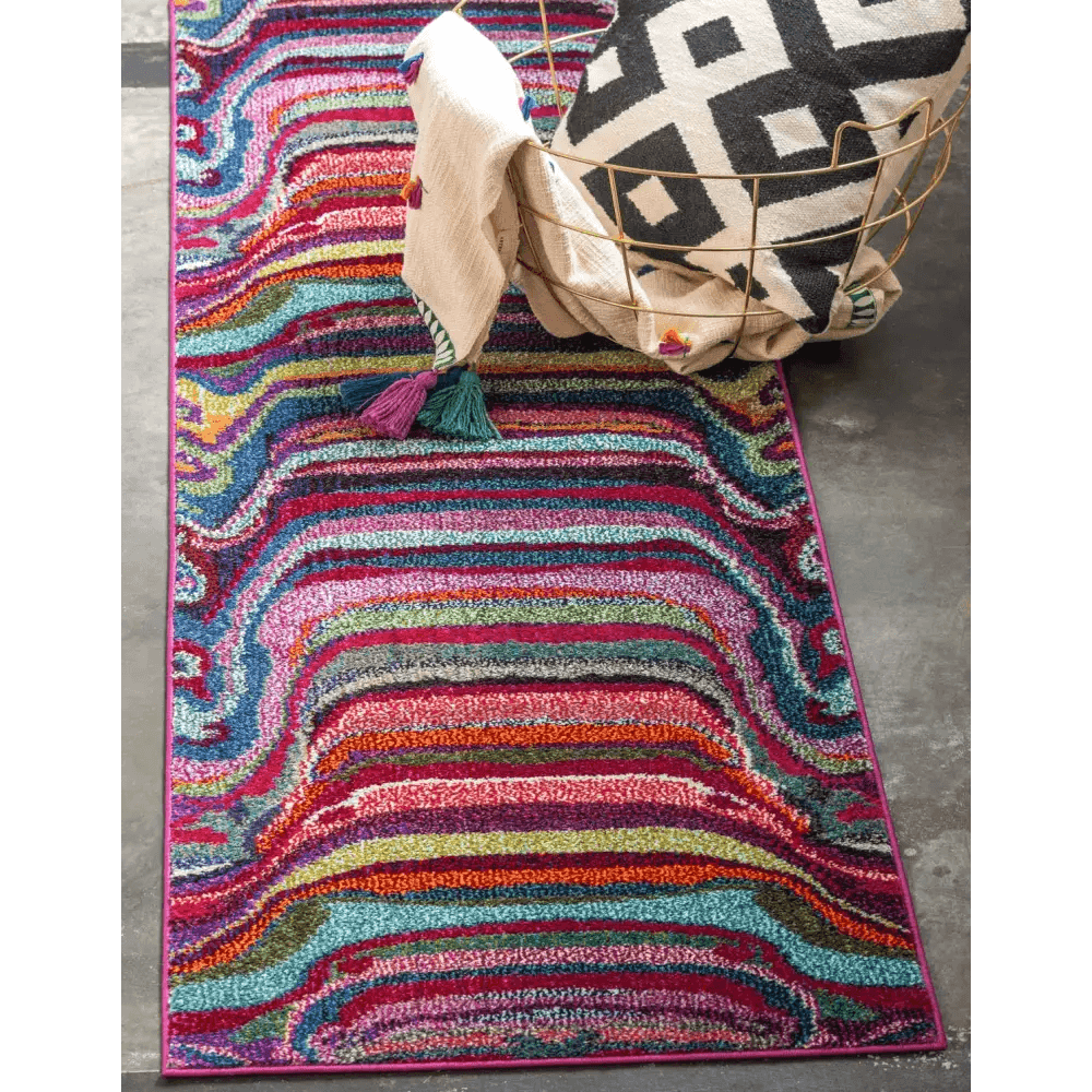 Modern designed destin chromatic rug