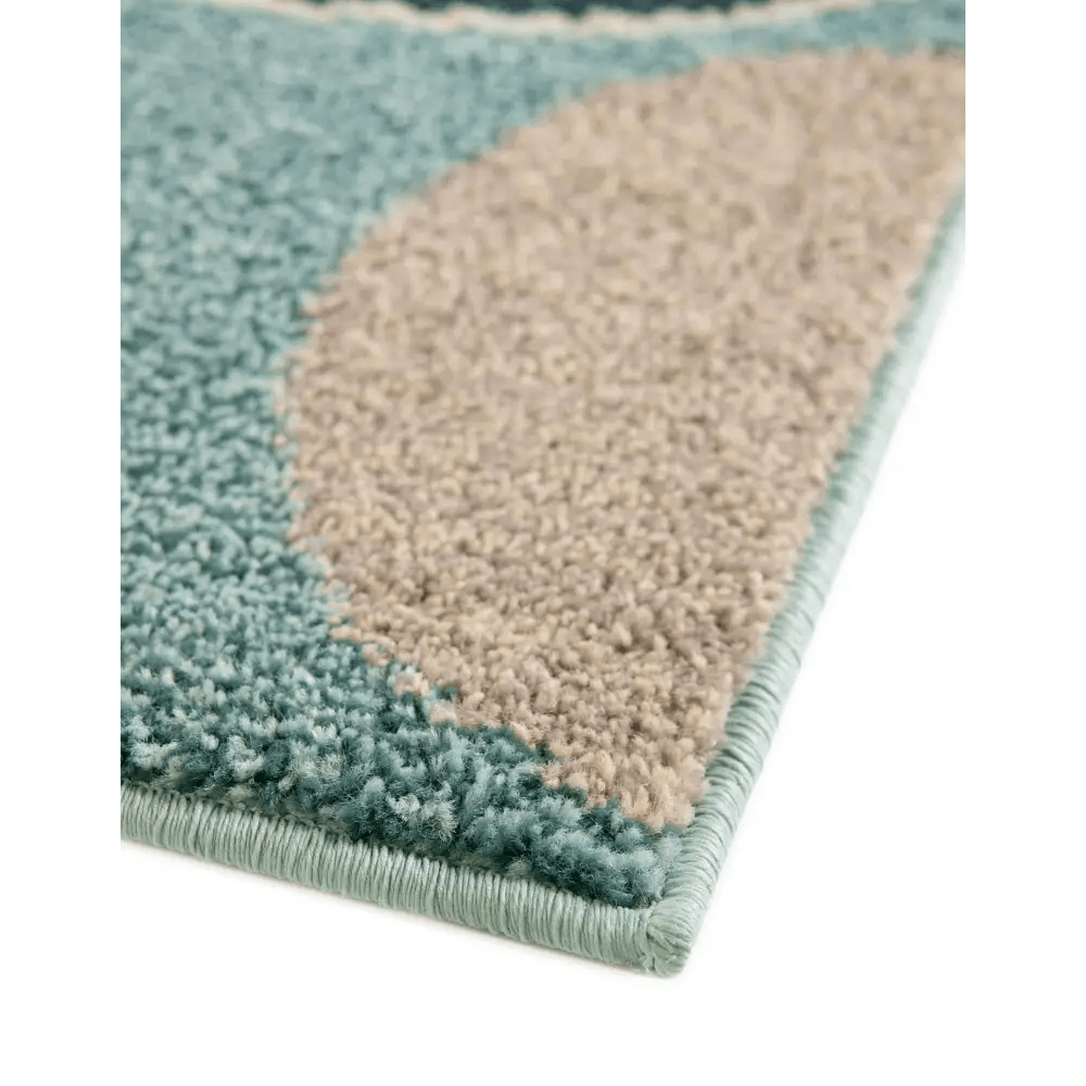 Modern designed seaside chromatic rug