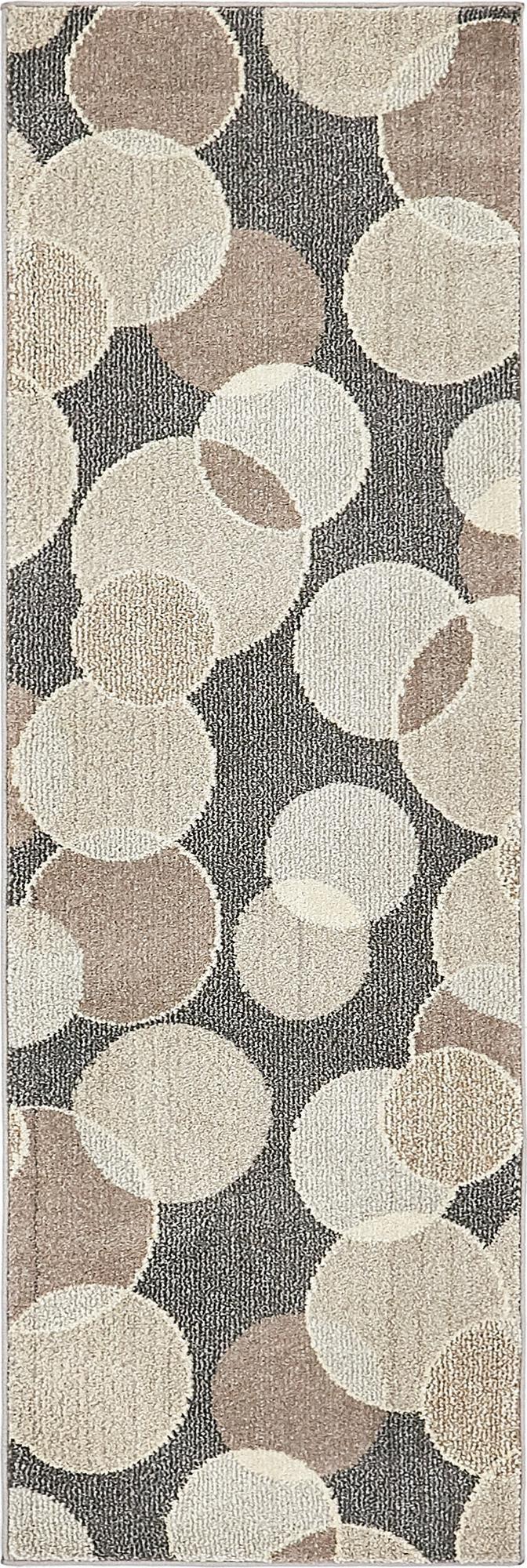 Modern designed seaside chromatic rug