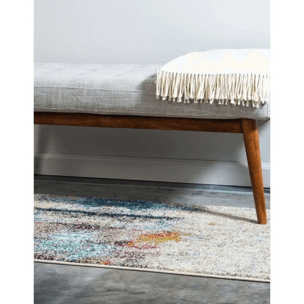 Modern designed tybee chromatic rug