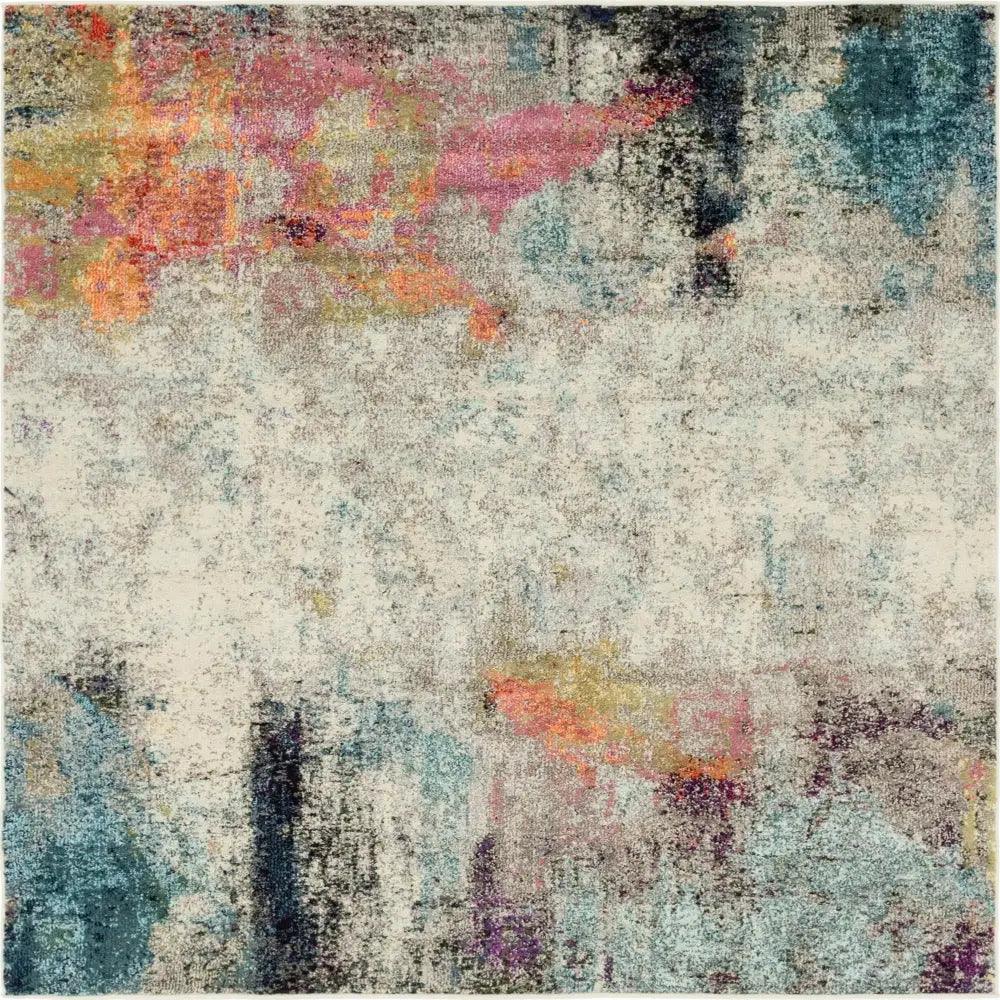 Modern designed tybee chromatic rug