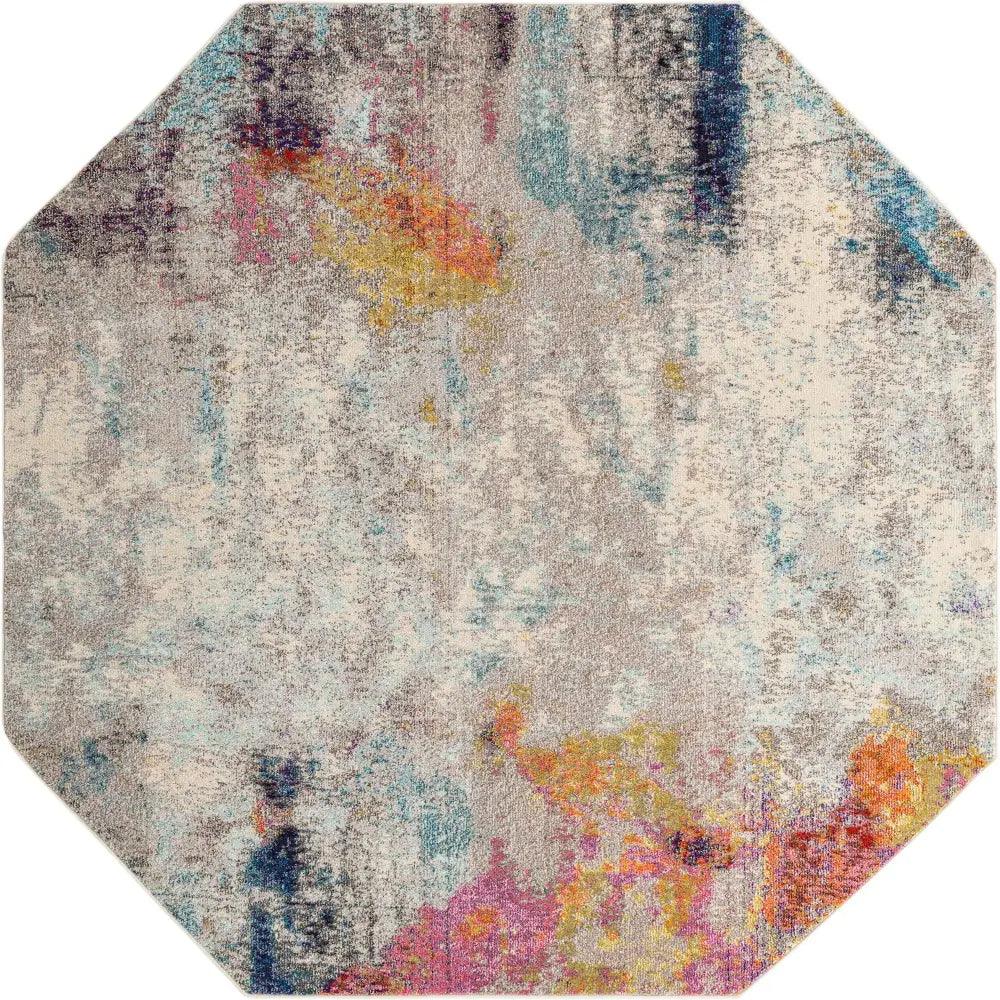 Modern designed tybee chromatic rug