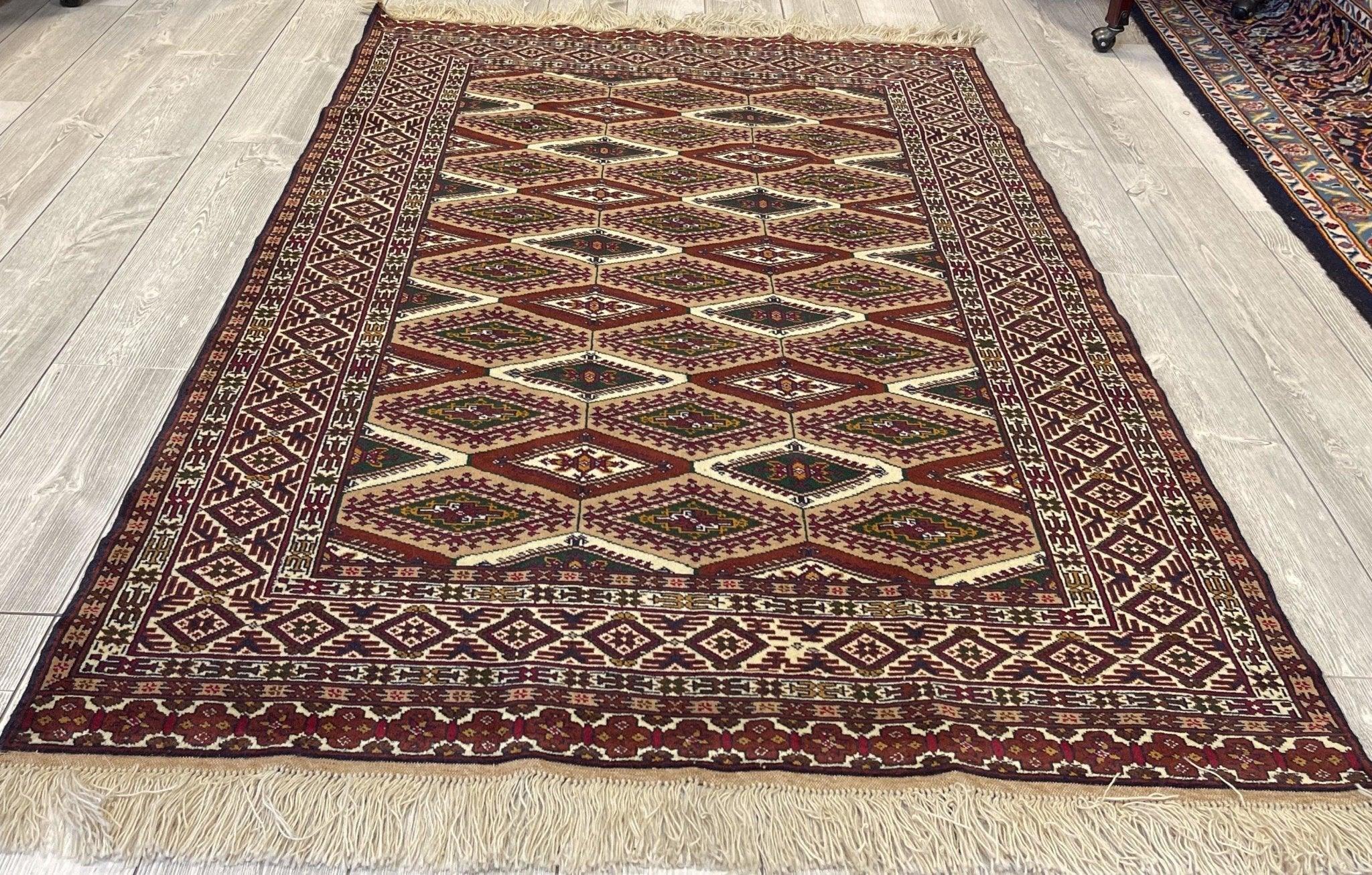 Afghani Area Rug I Zahir Shahi Herati 4x6 Ft