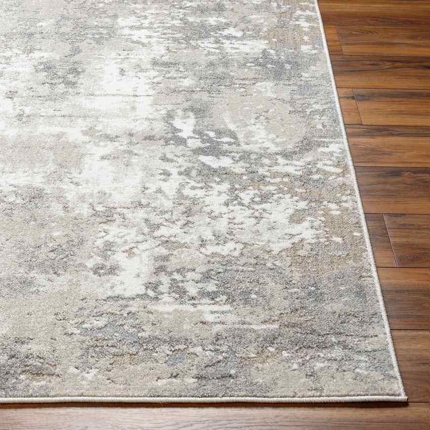 Nakiea Modern Light Brown Area Rug