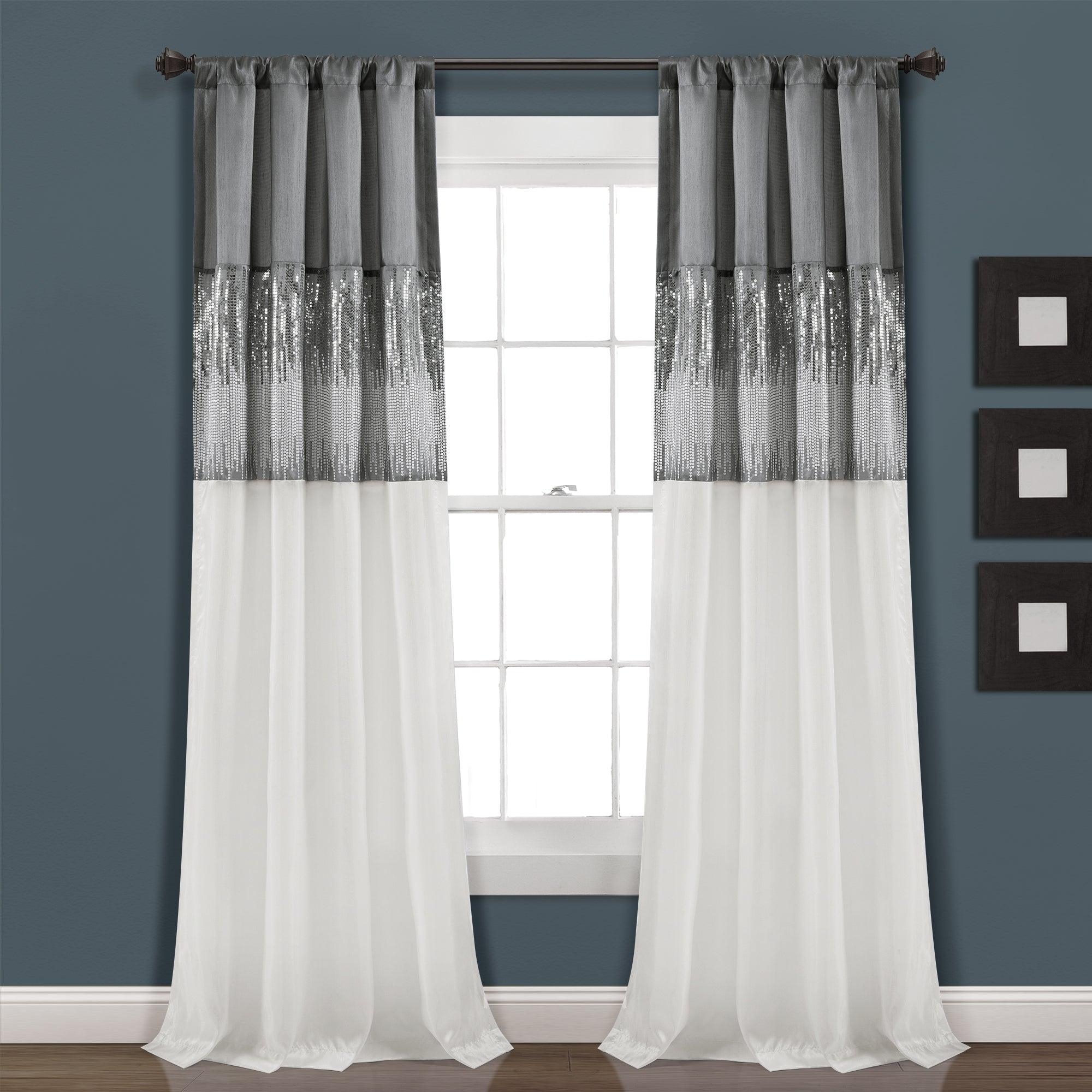 Night Sky Window Curtain Panel