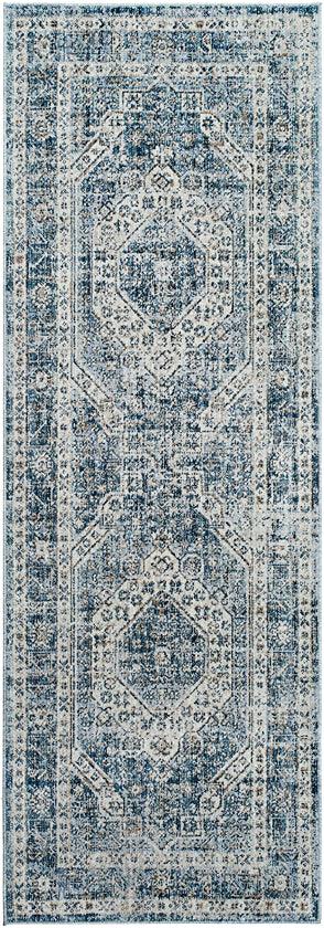 Nikkol Traditional Dark Teal Area Rug