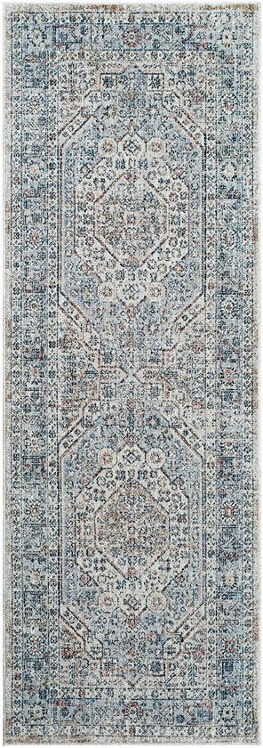 Nikkol Traditional Teal Area Rug