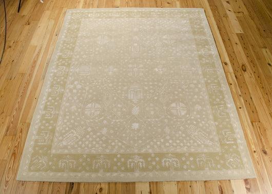 Nourison Symphony SYM09 Gold Oak Area Rug 5’6” x 7’5”