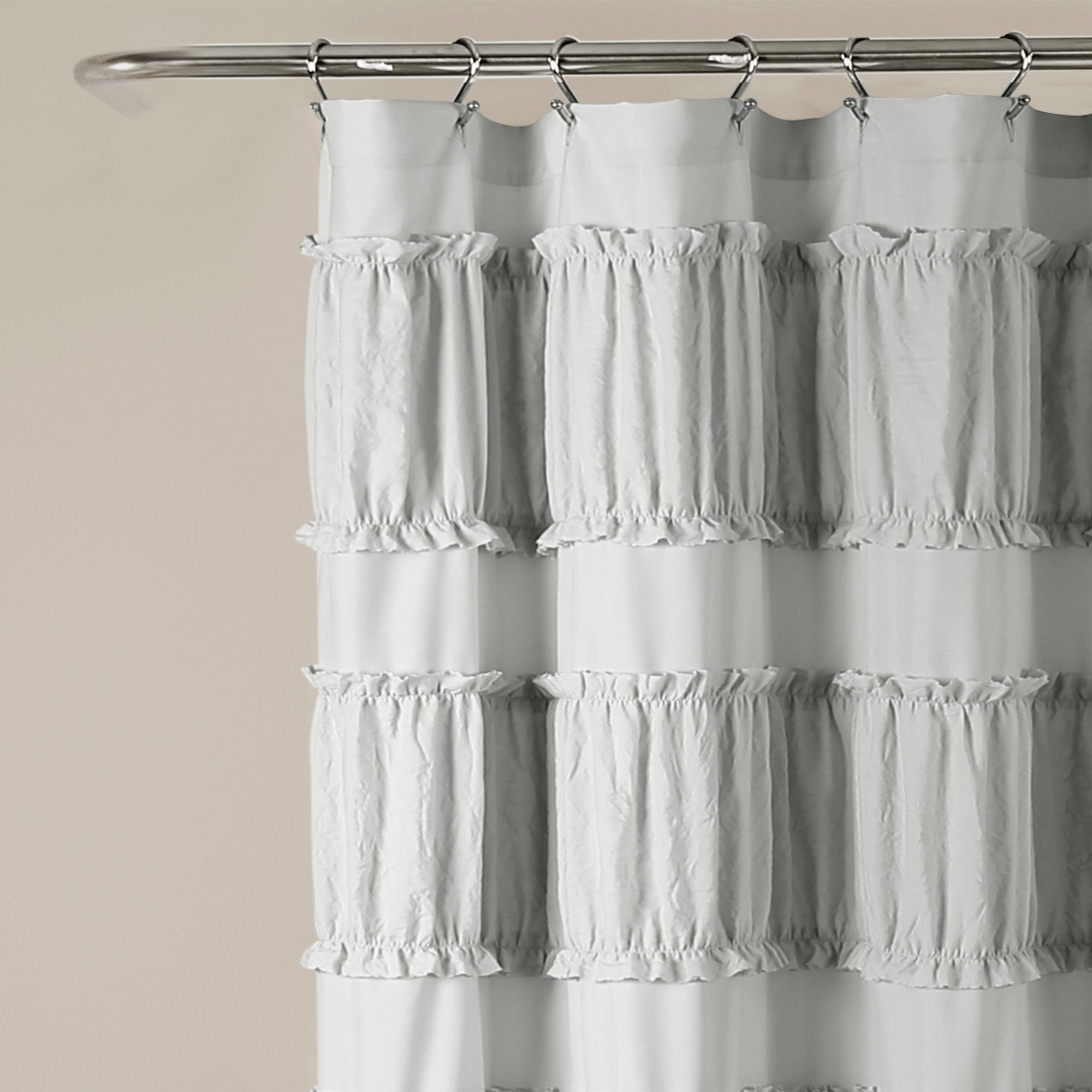 Nova Ruffle Shower Curtain