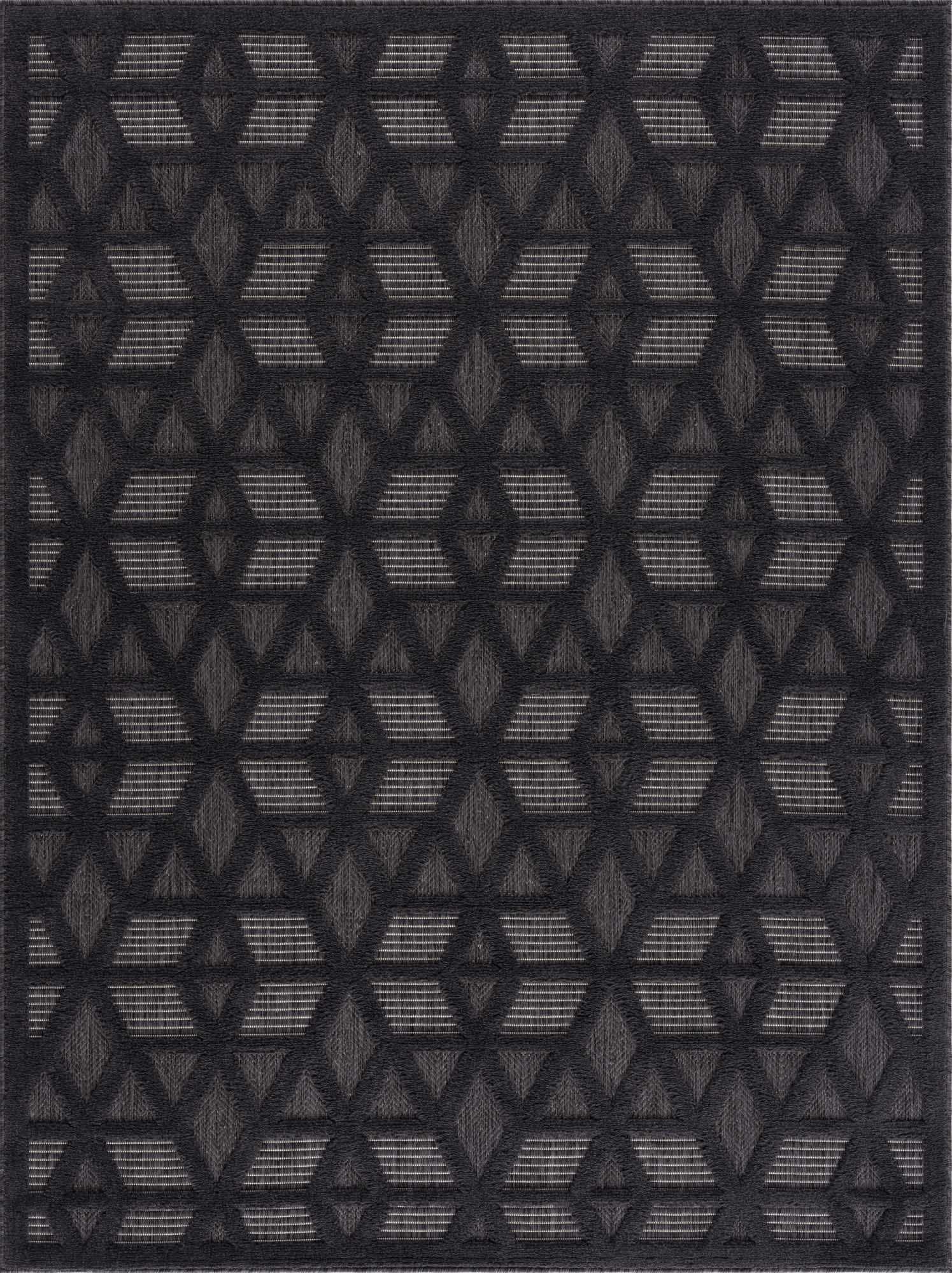 Nuri Black Outdoor Rug