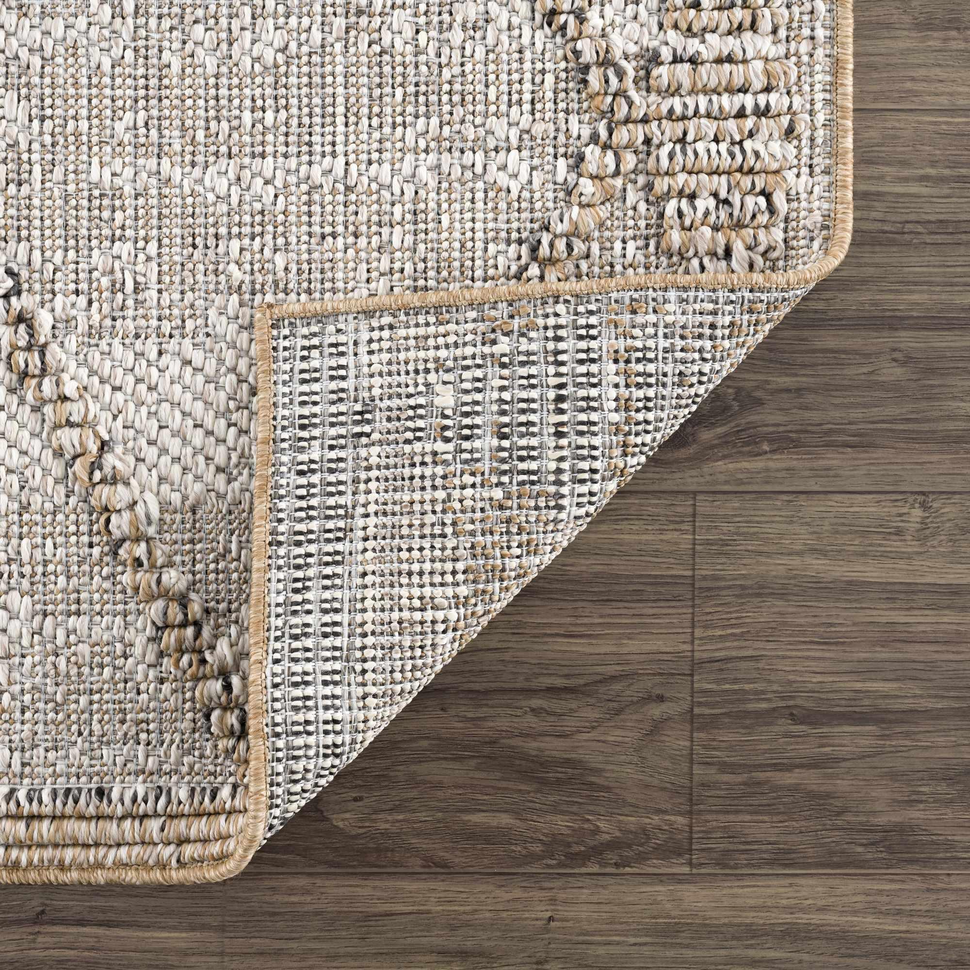 Nyla Bone & Tan Area Rug