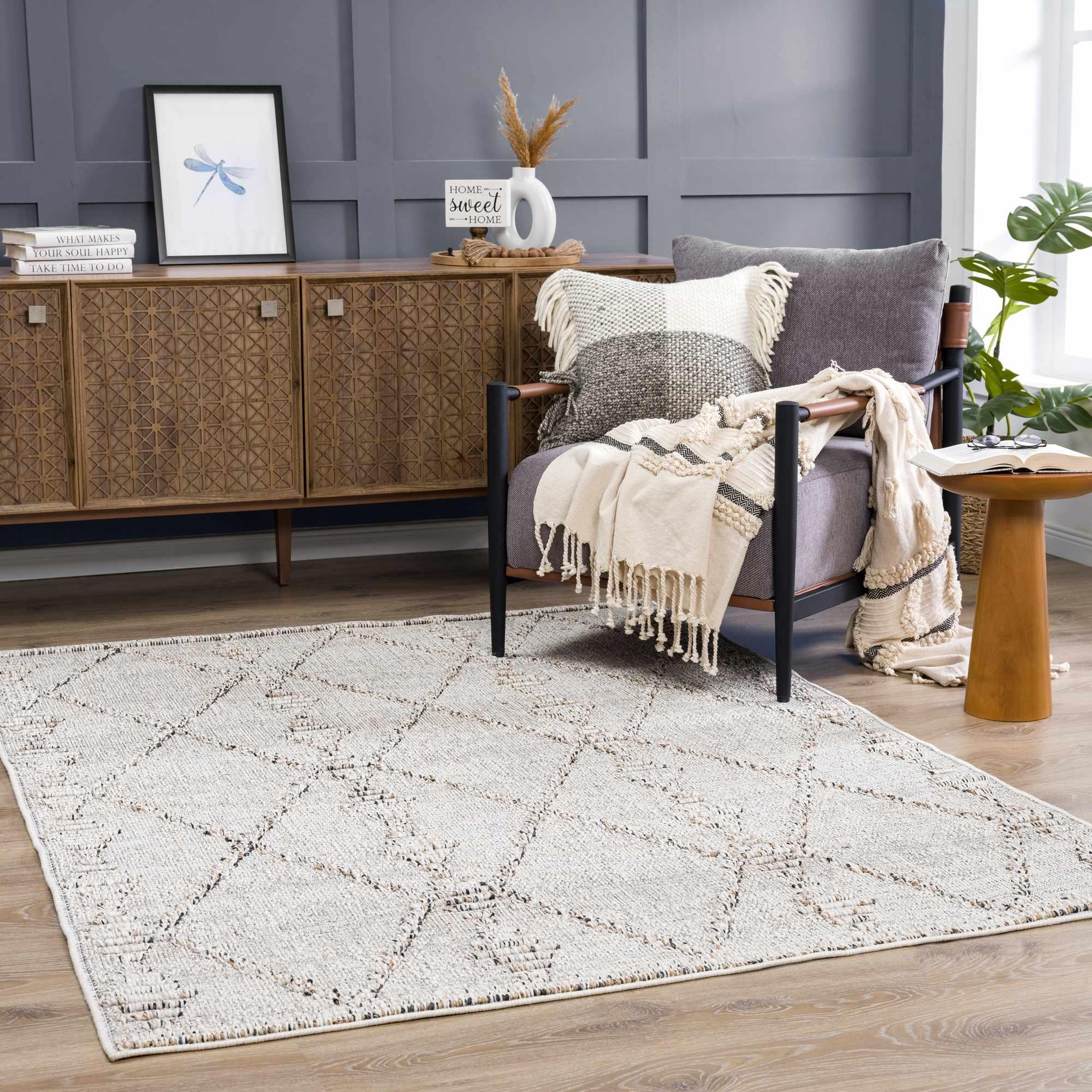 Nyla Bone Area Rug