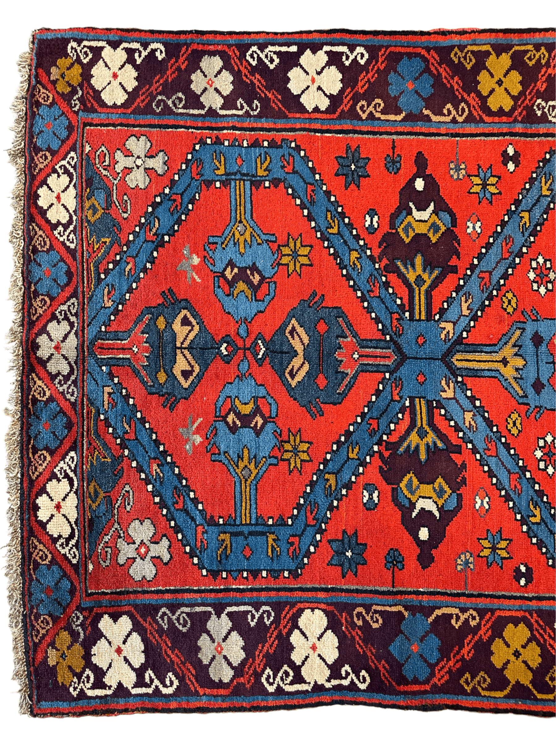 Old Derbent Dagestan Rug 4’ x 7’