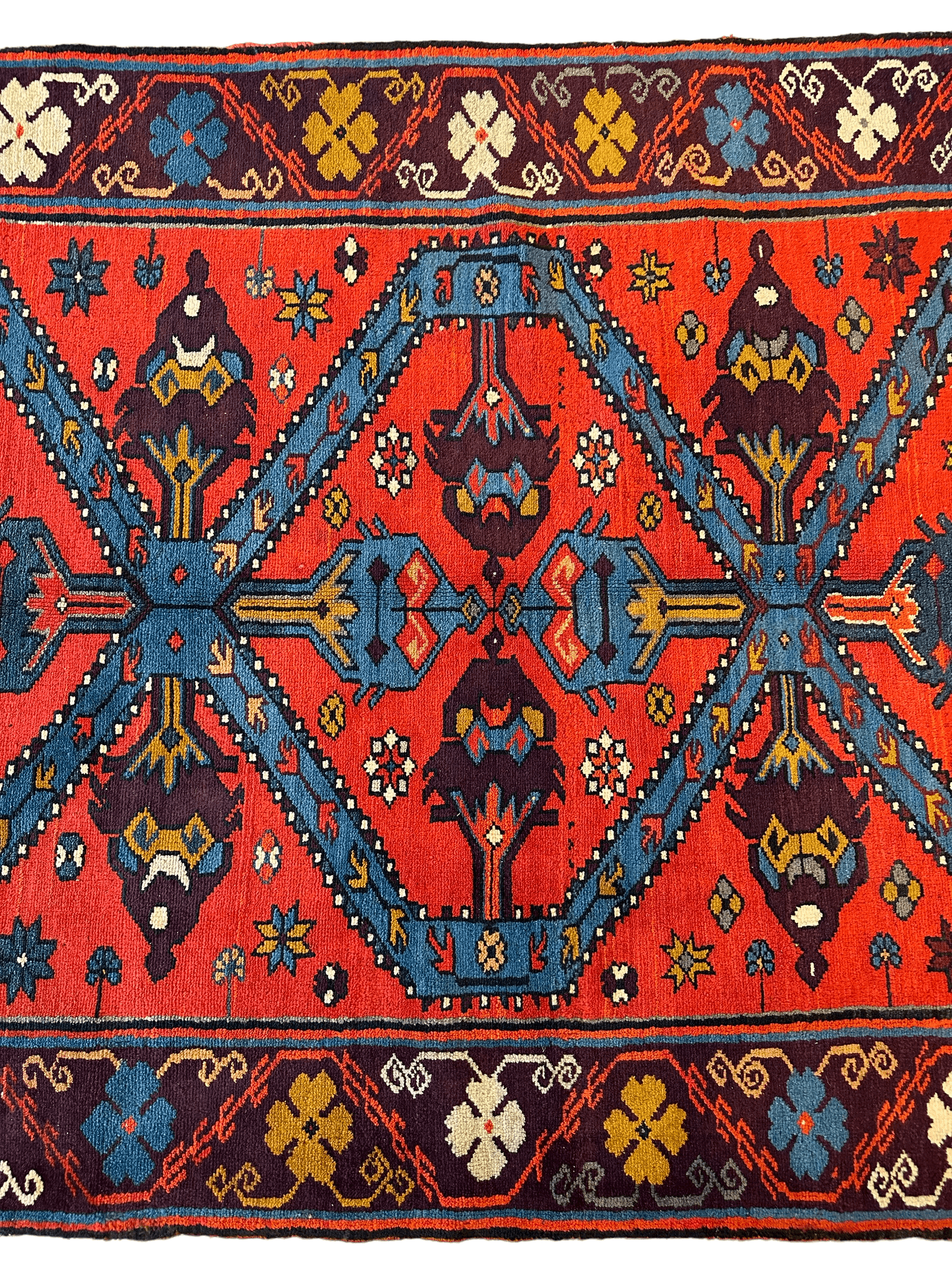 Old Derbent Dagestan Rug 4’ x 7’