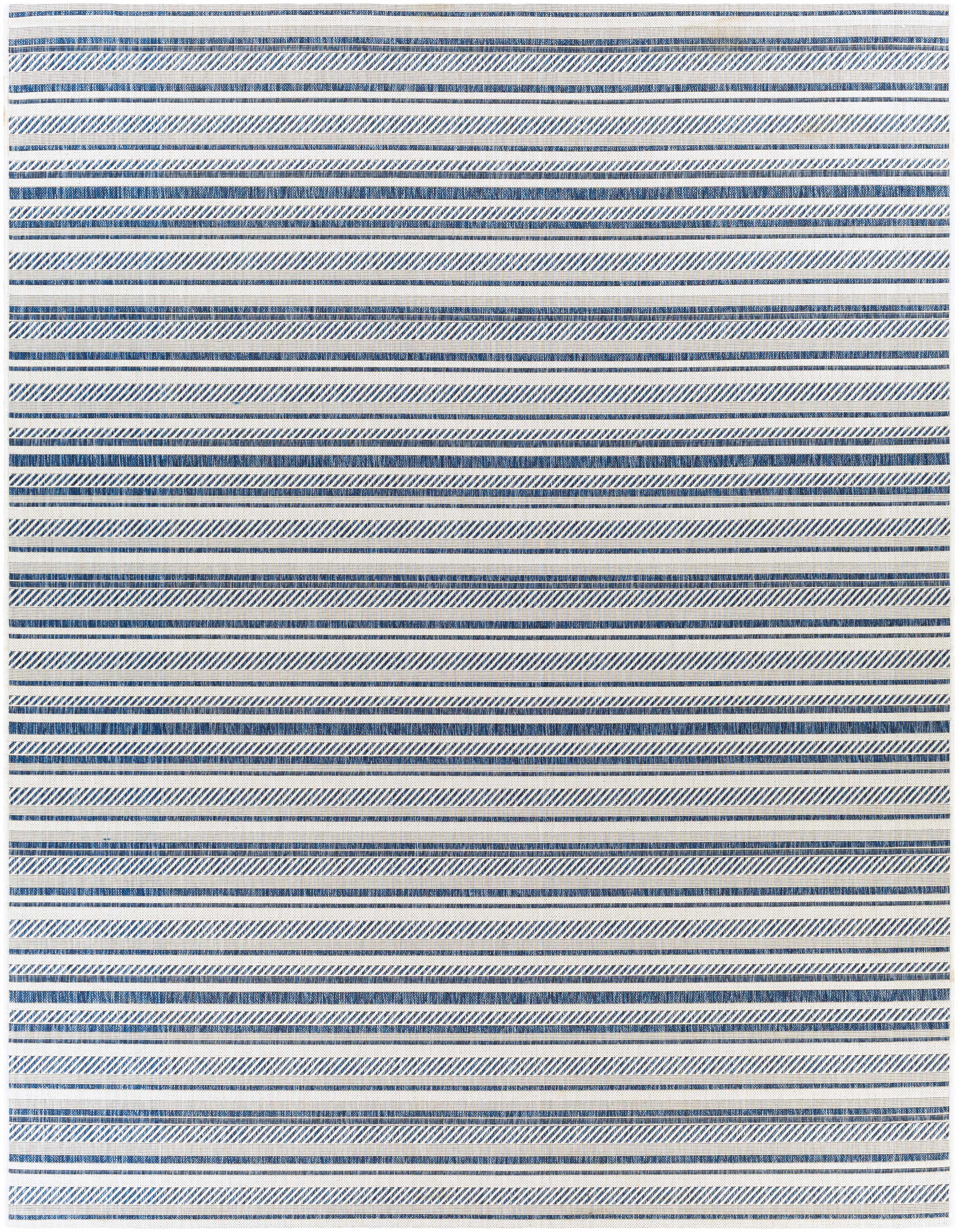 Olin White&Blue Performance Rug