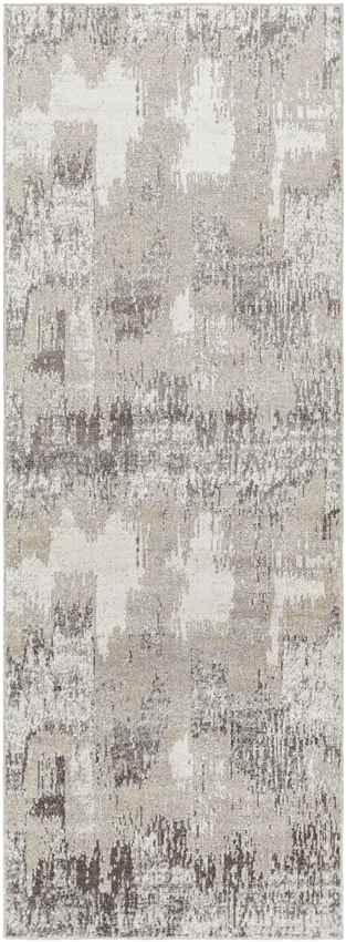 Olpe Traditional Taupe Washable Area Rug