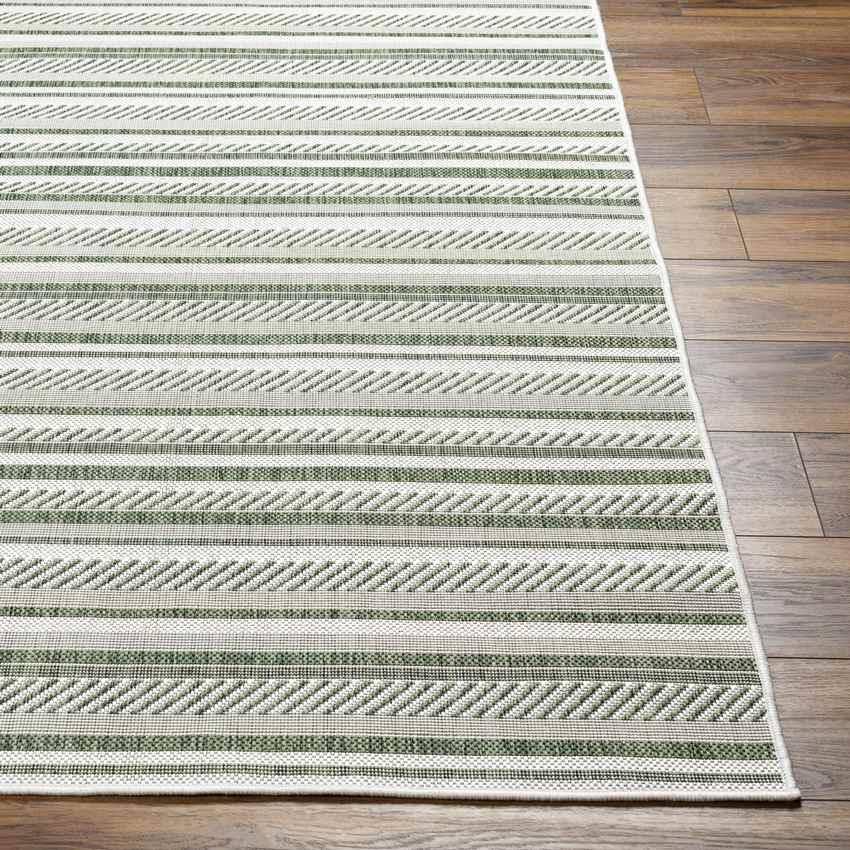 Pau Global Moss Green Area Rug