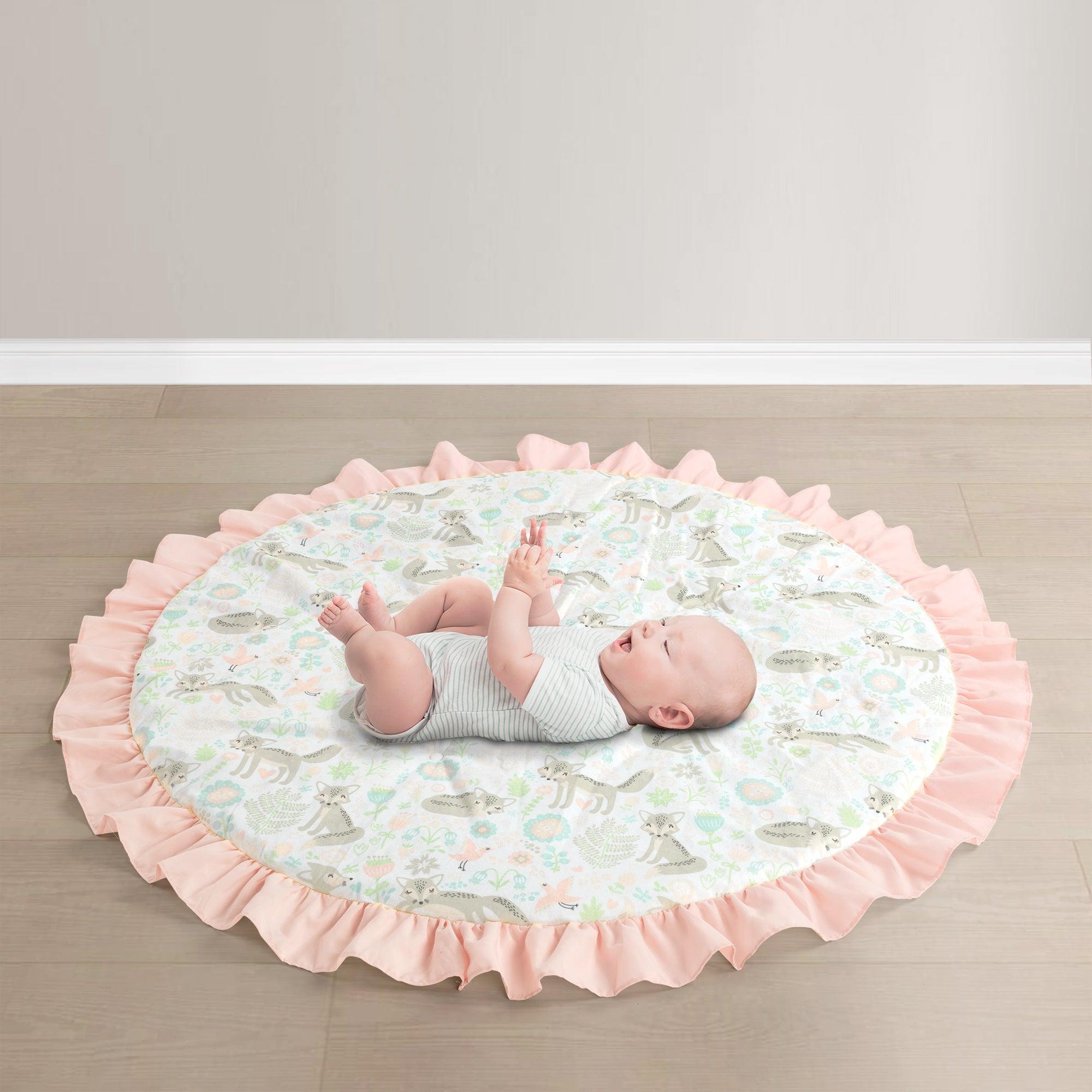 Pixie Fox Baby Round Ruffle Play Mat