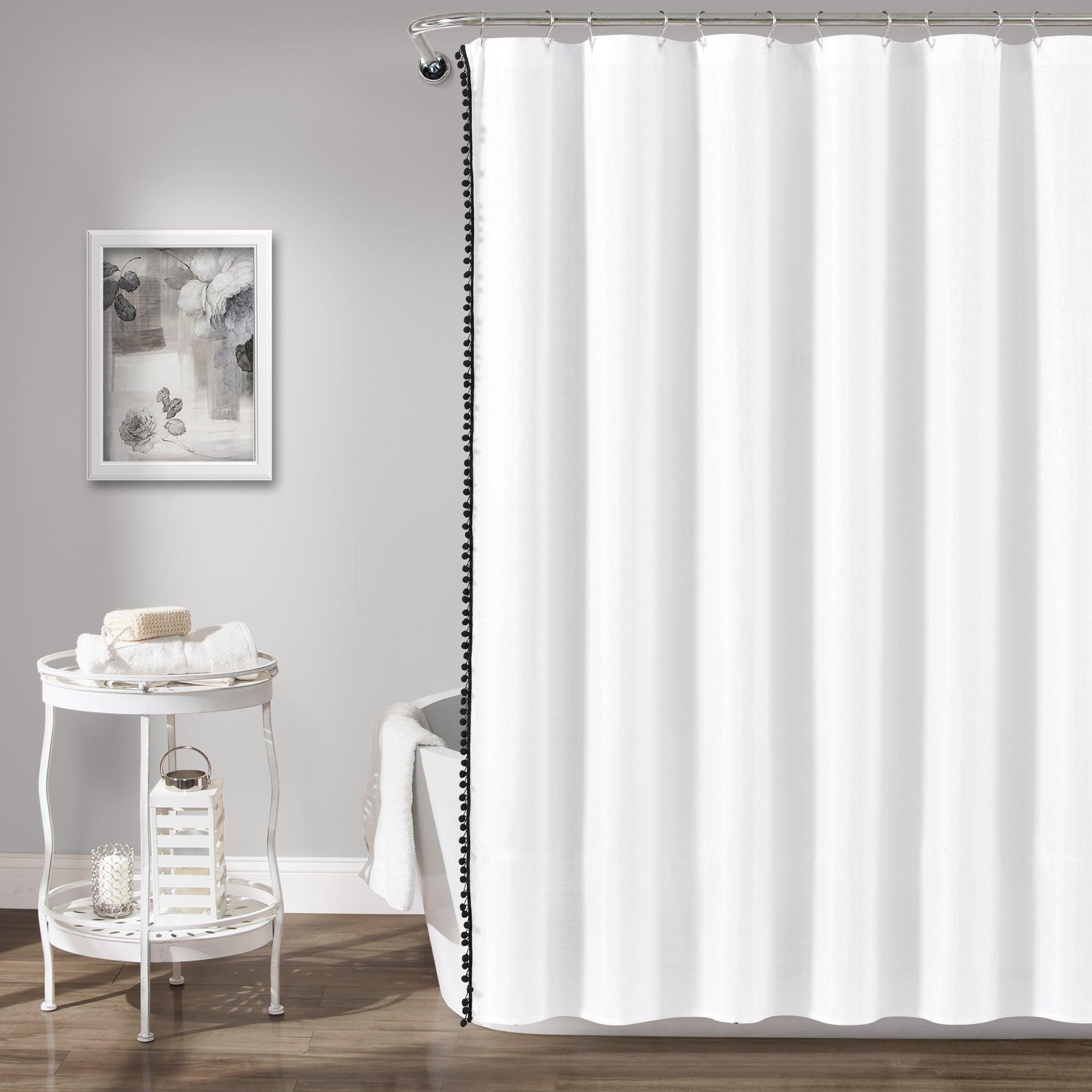 Pom Pom Shower Curtain