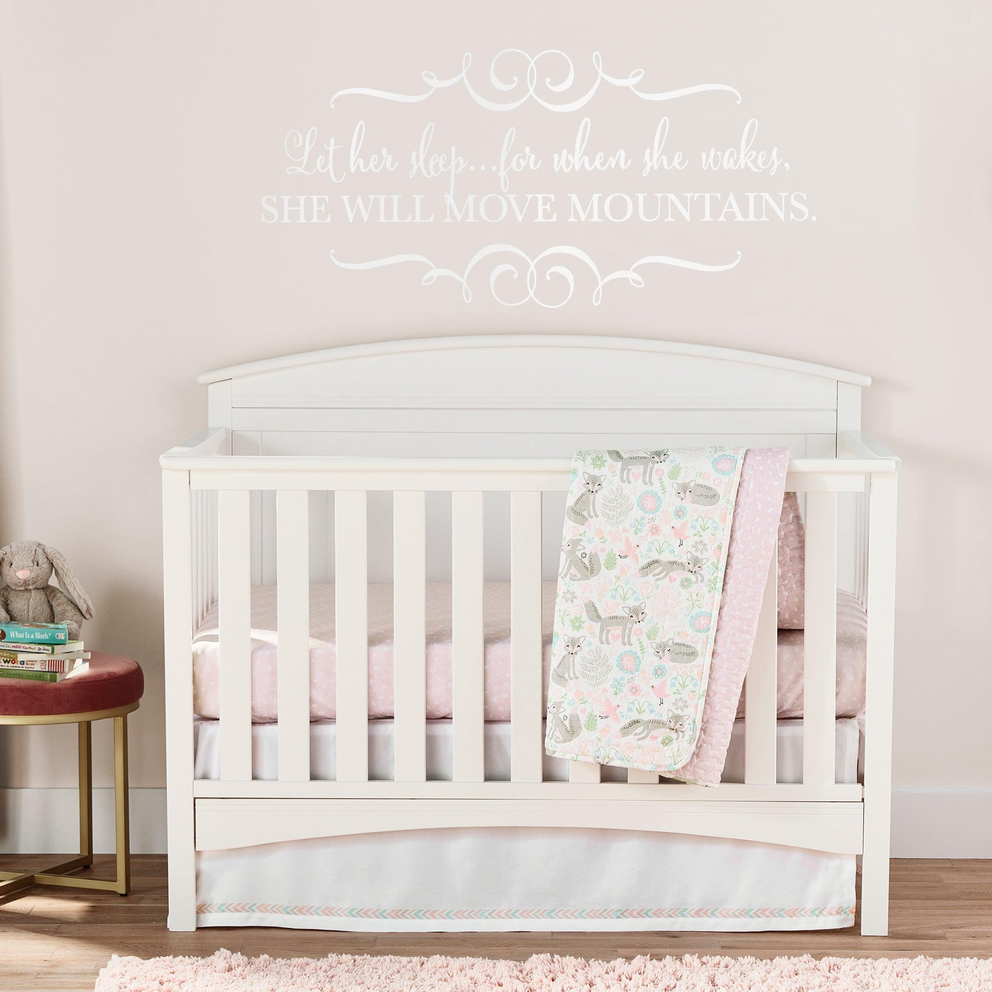 Printed Textured Arrow Crib Skirt