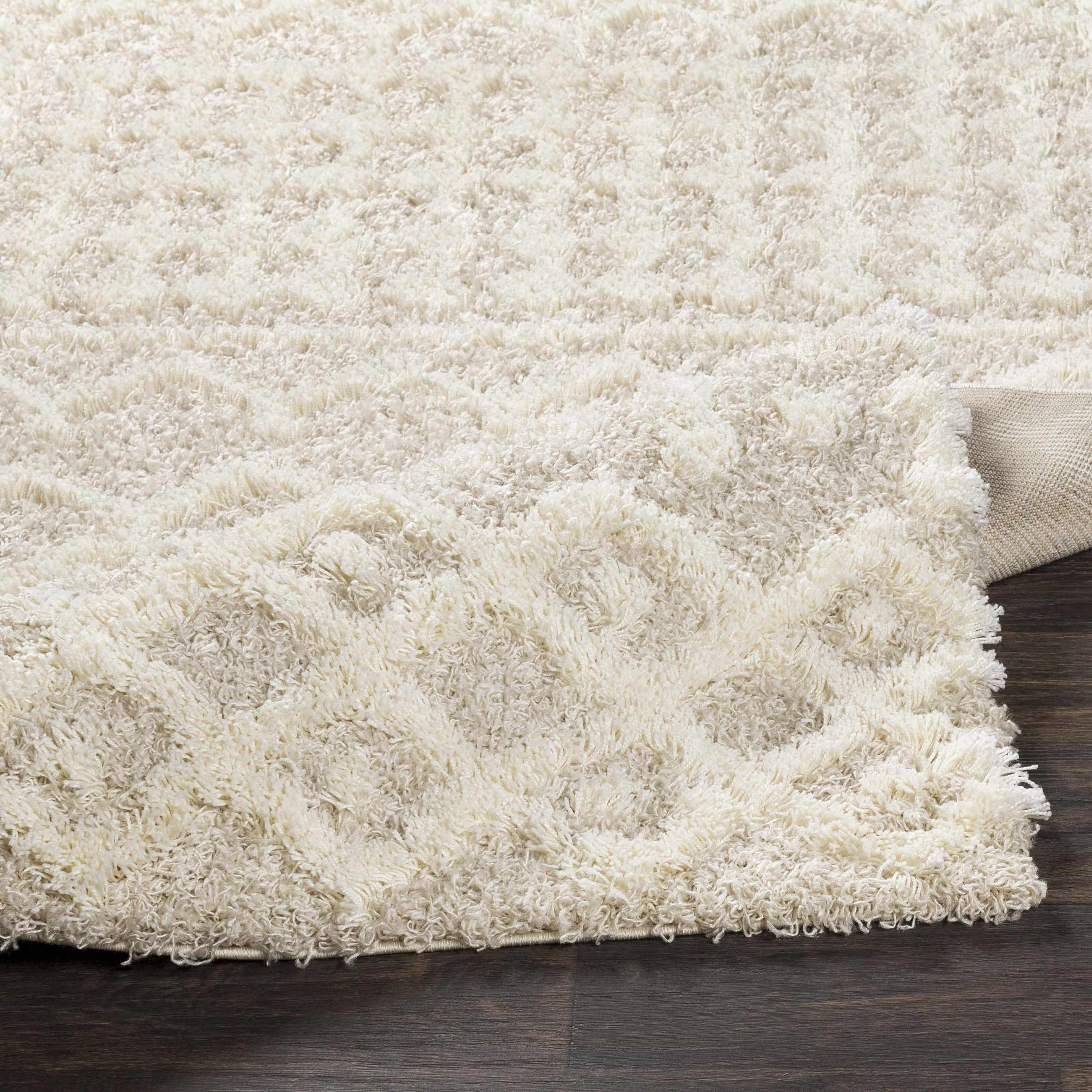 Prompton Cream Plush Area Rug