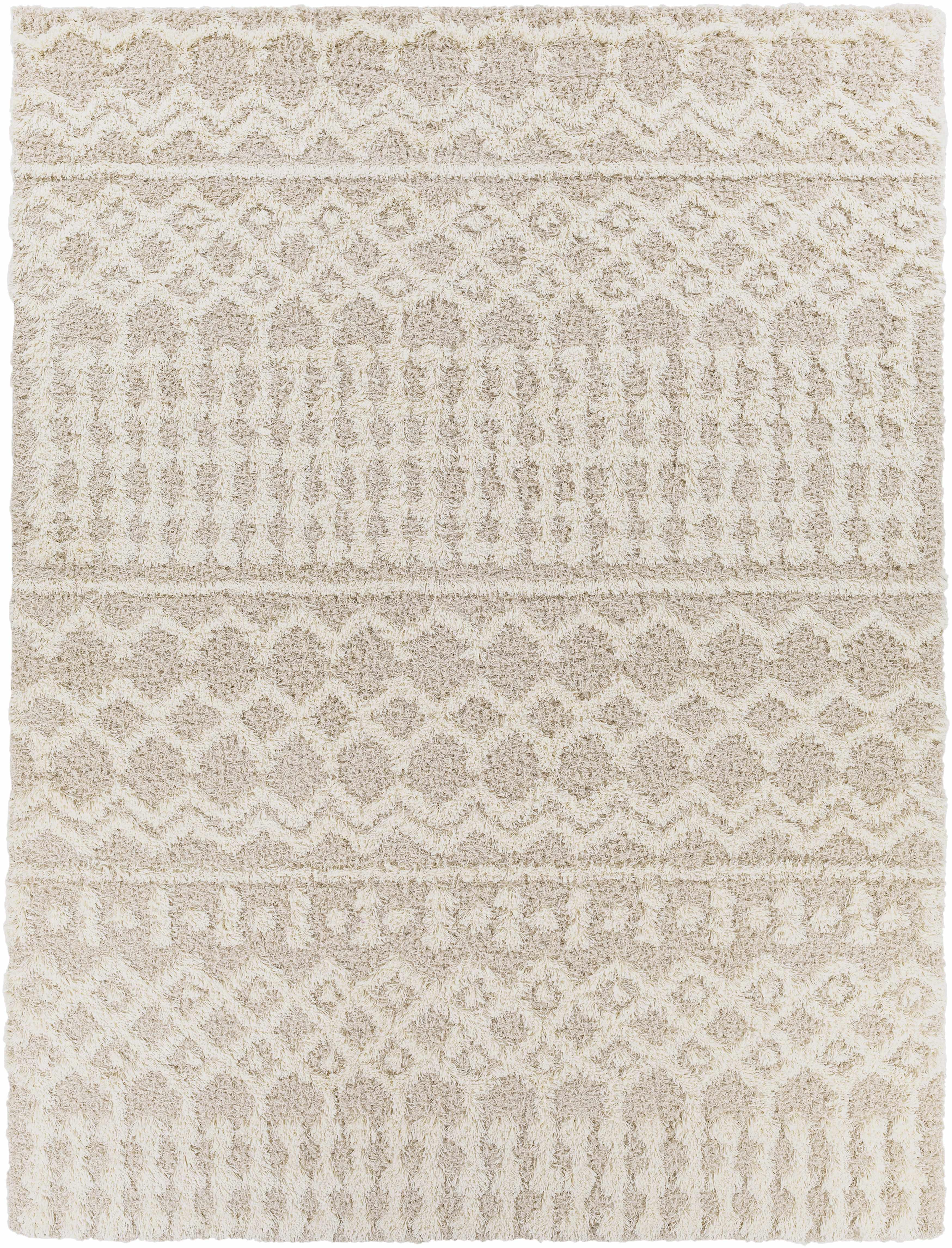 Prompton Cream Plush Area Rug