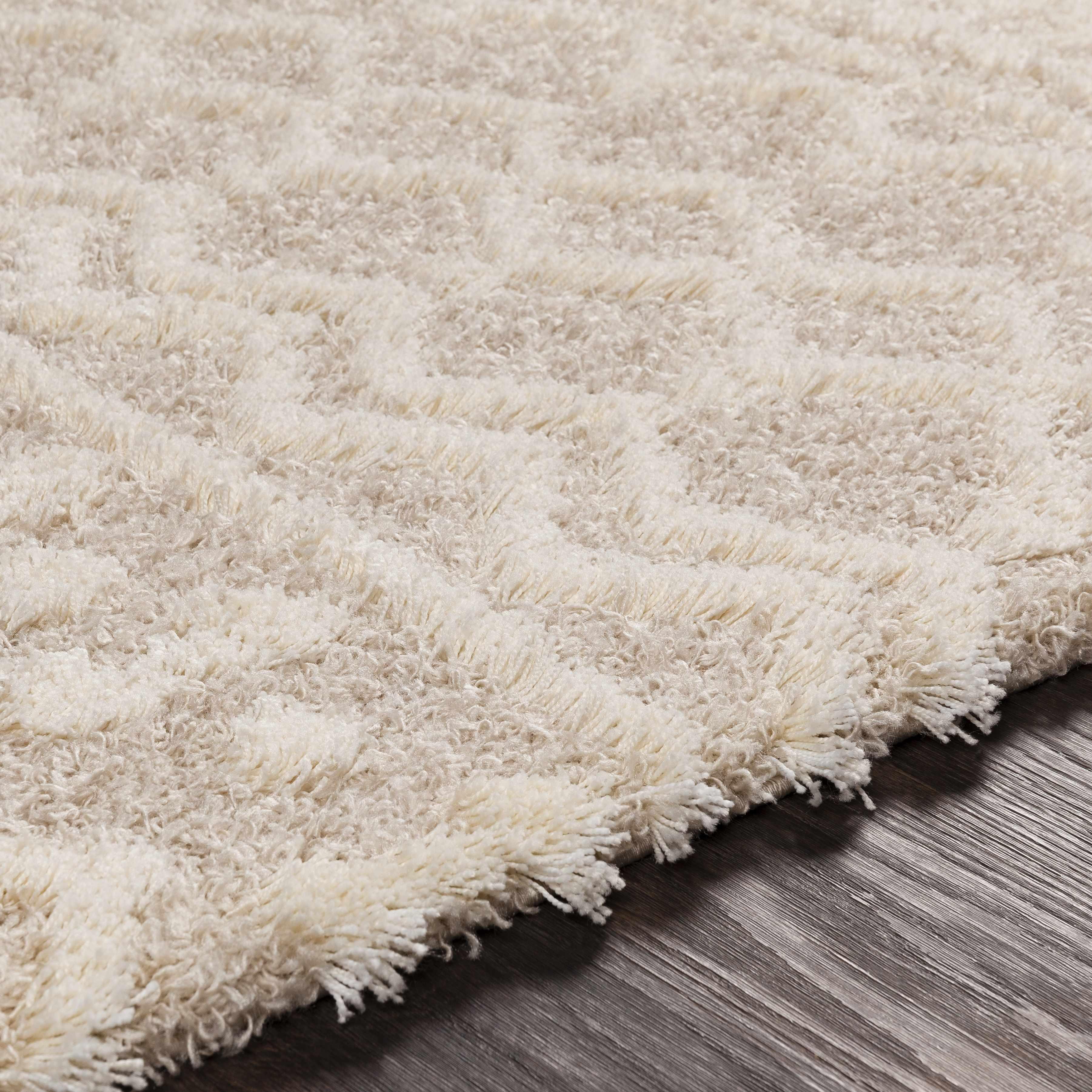 Prompton Cream Plush Area Rug