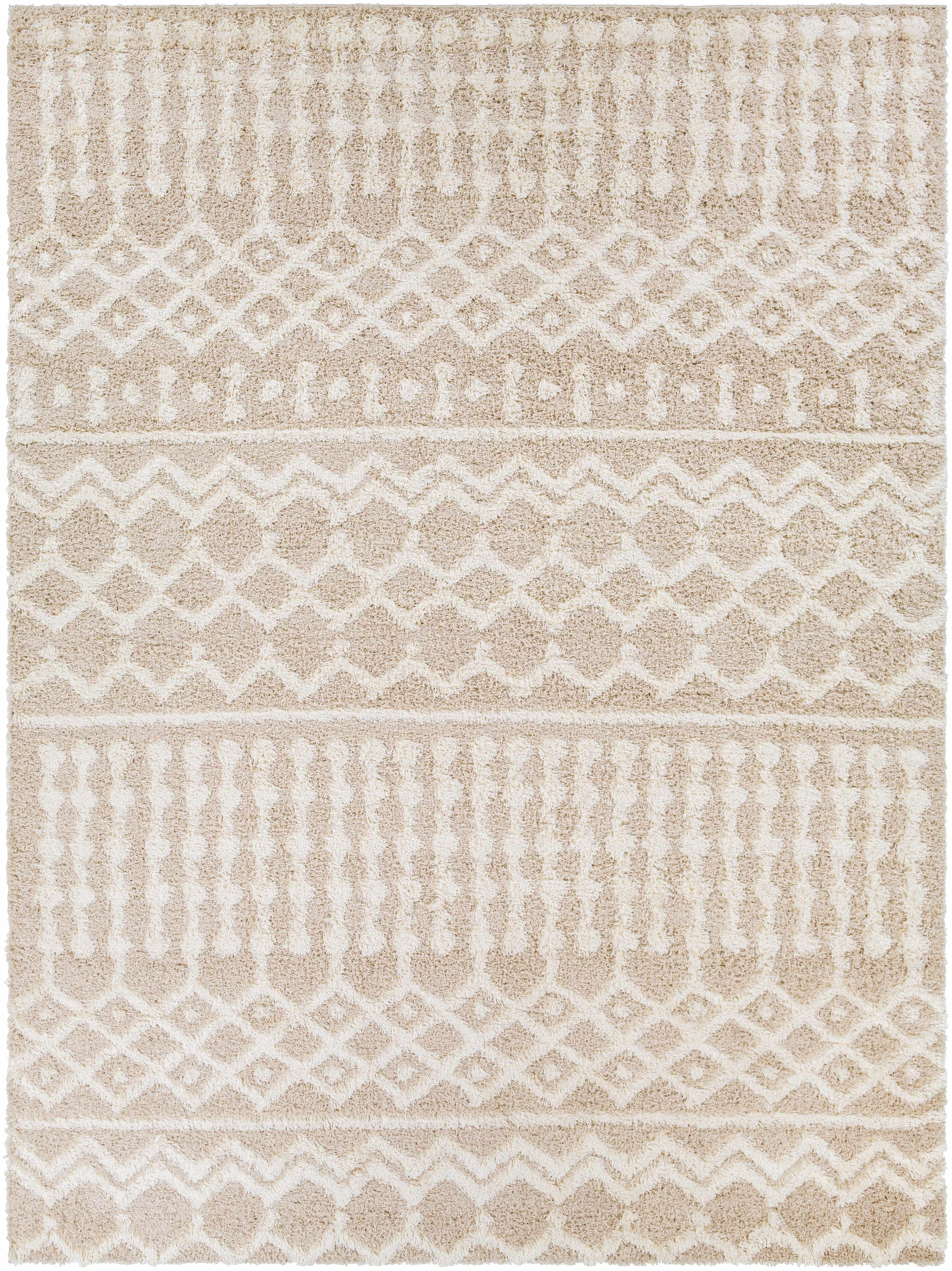 Prompton Cream Plush Area Rug