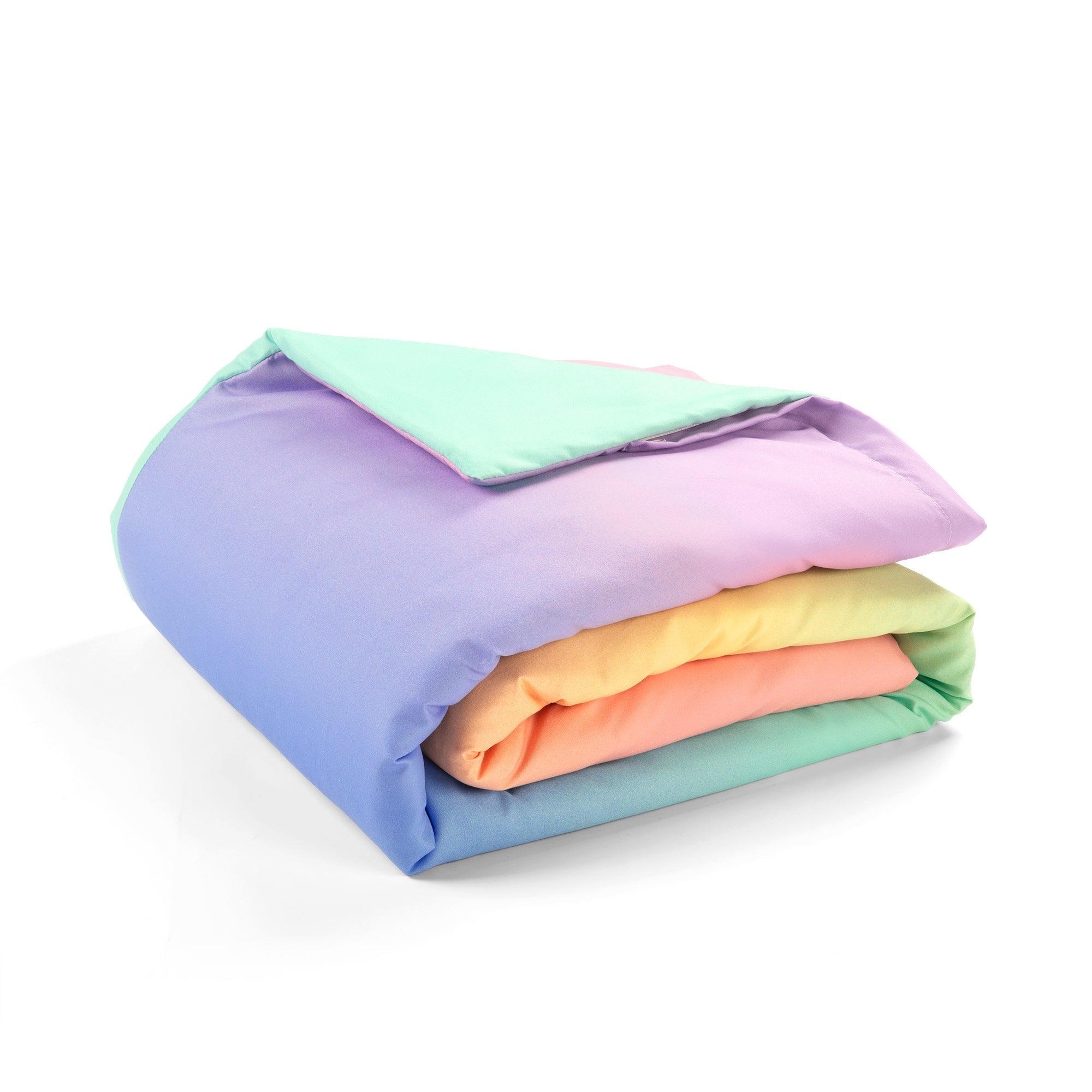 Qaanitha Rainbow Ombre 7-Pound Weighted Blanket Set