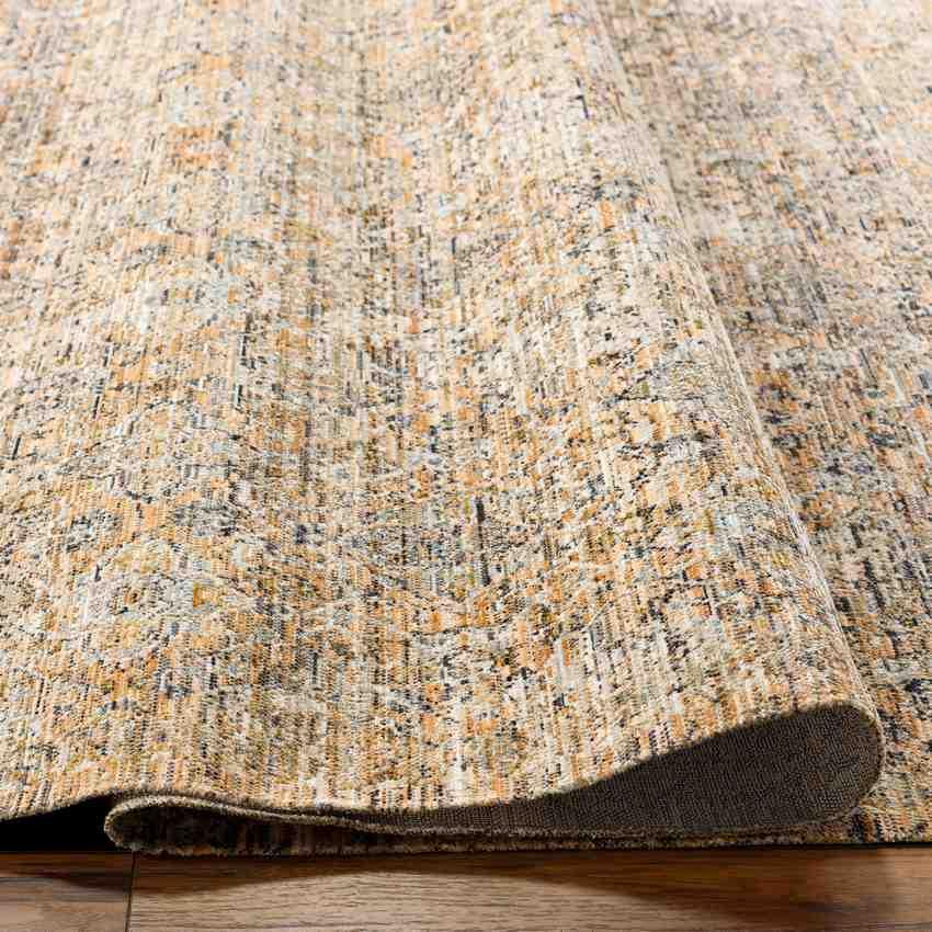 Radha Traditional Brown Washable Area Rug