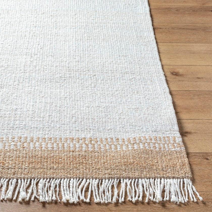 Rafe Texture Off-White Area Rug