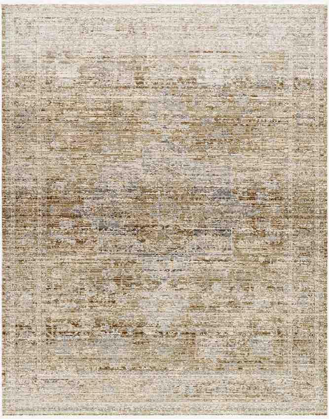 Robynn Traditional Dark Brown Washable Area Rug