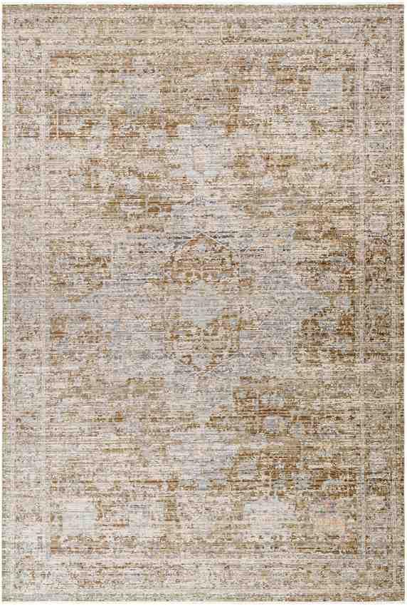 Robynn Traditional Dark Brown Washable Area Rug