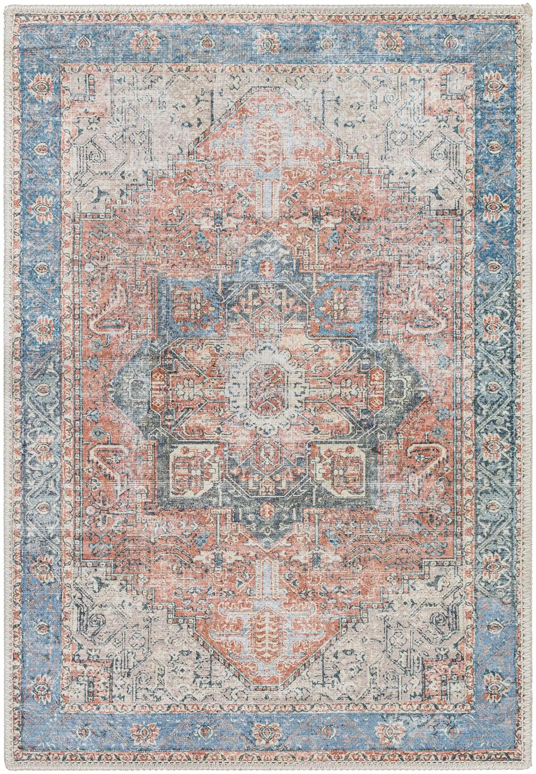 Rosman Distressed Washable Rug