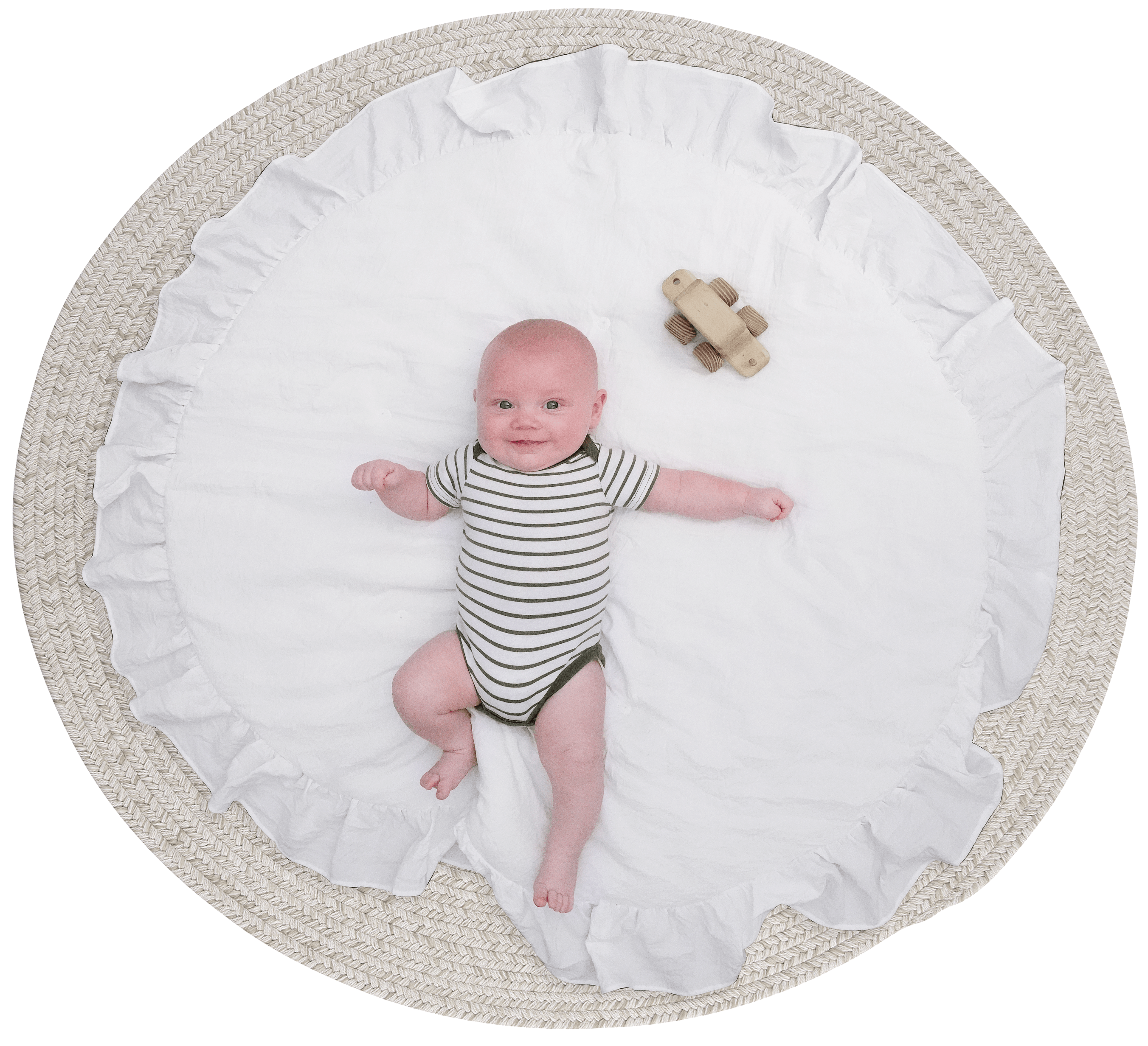 Round Ruffle Play Mat