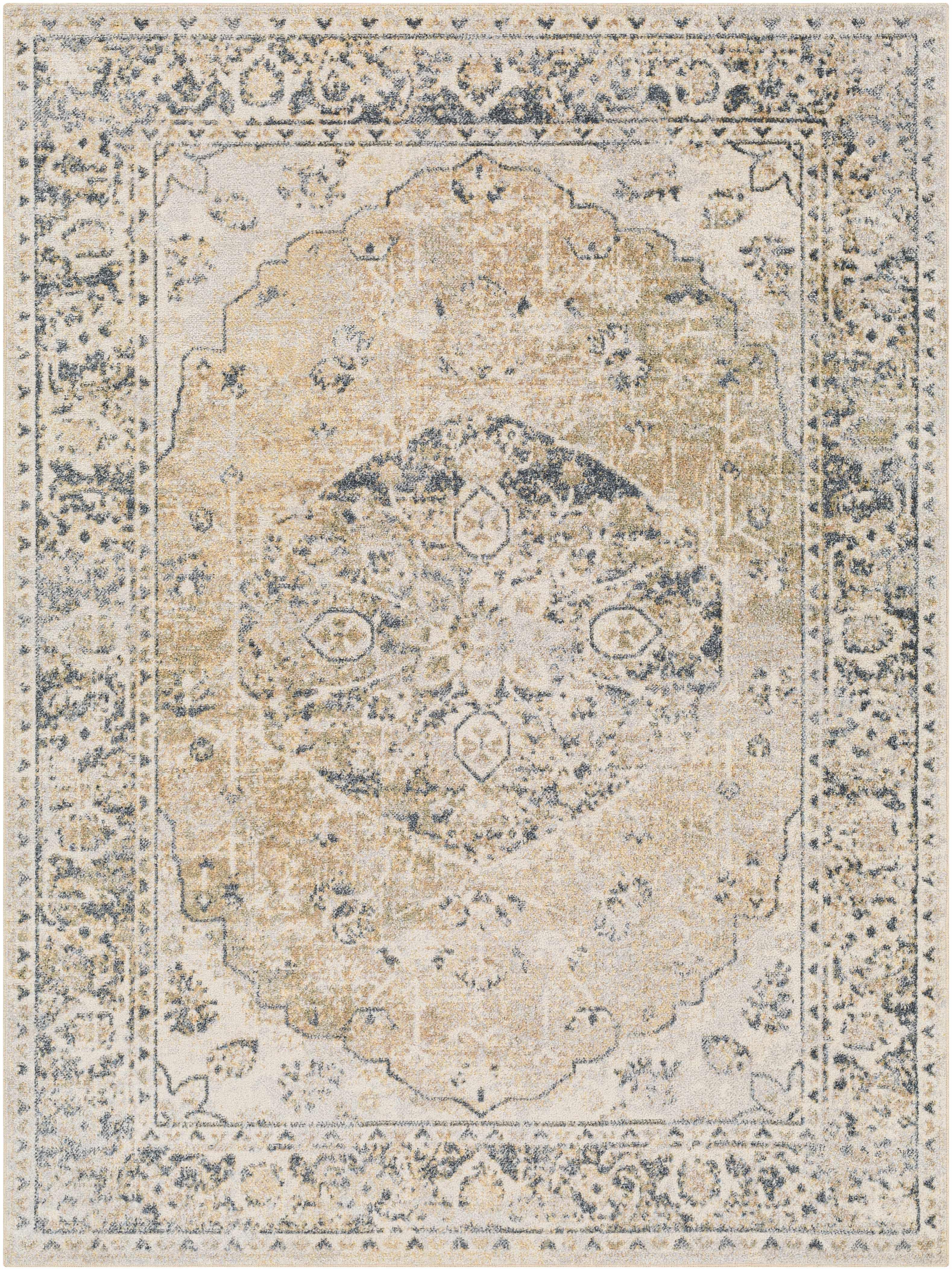 Rudo Beige Washable Area Rug