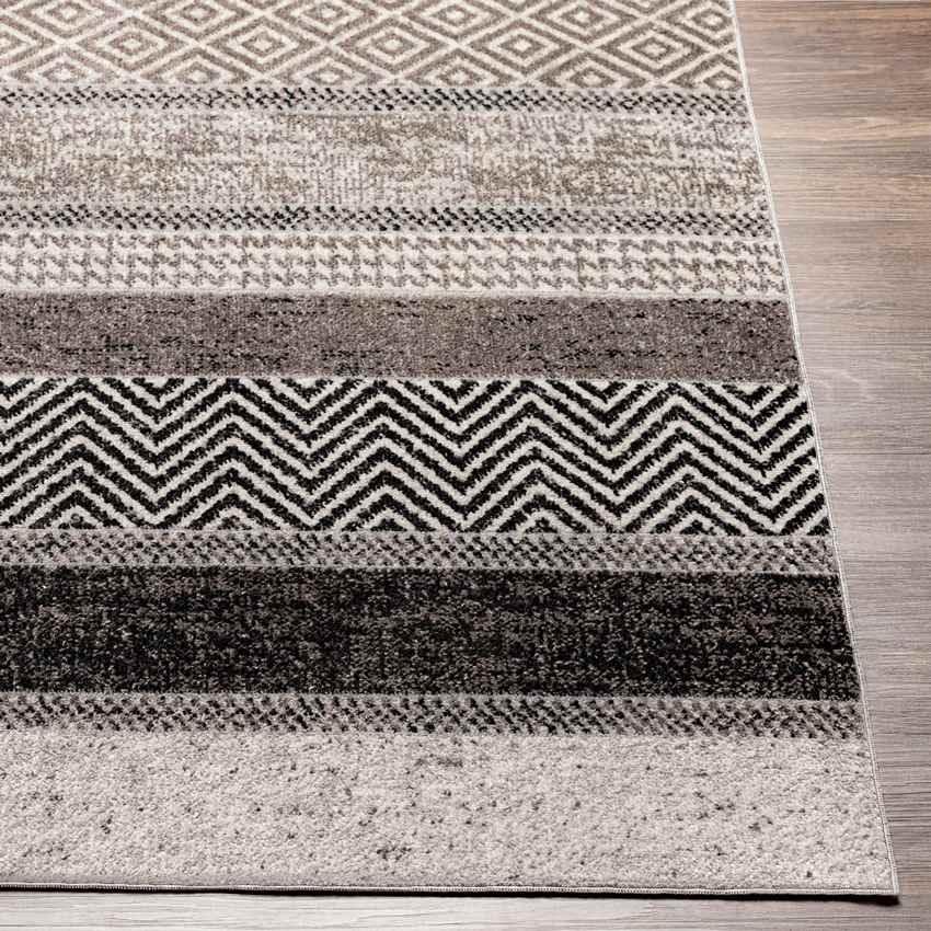 Sandborn Modern Medium Gray Washable Area Rug