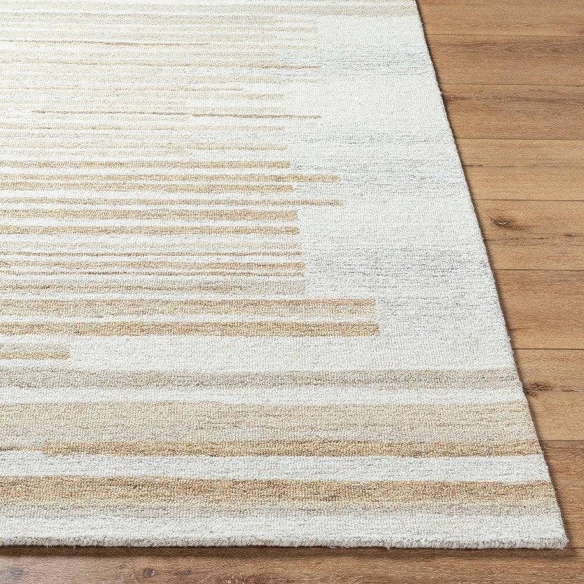 Seairra Modern Light Brown Area Rug