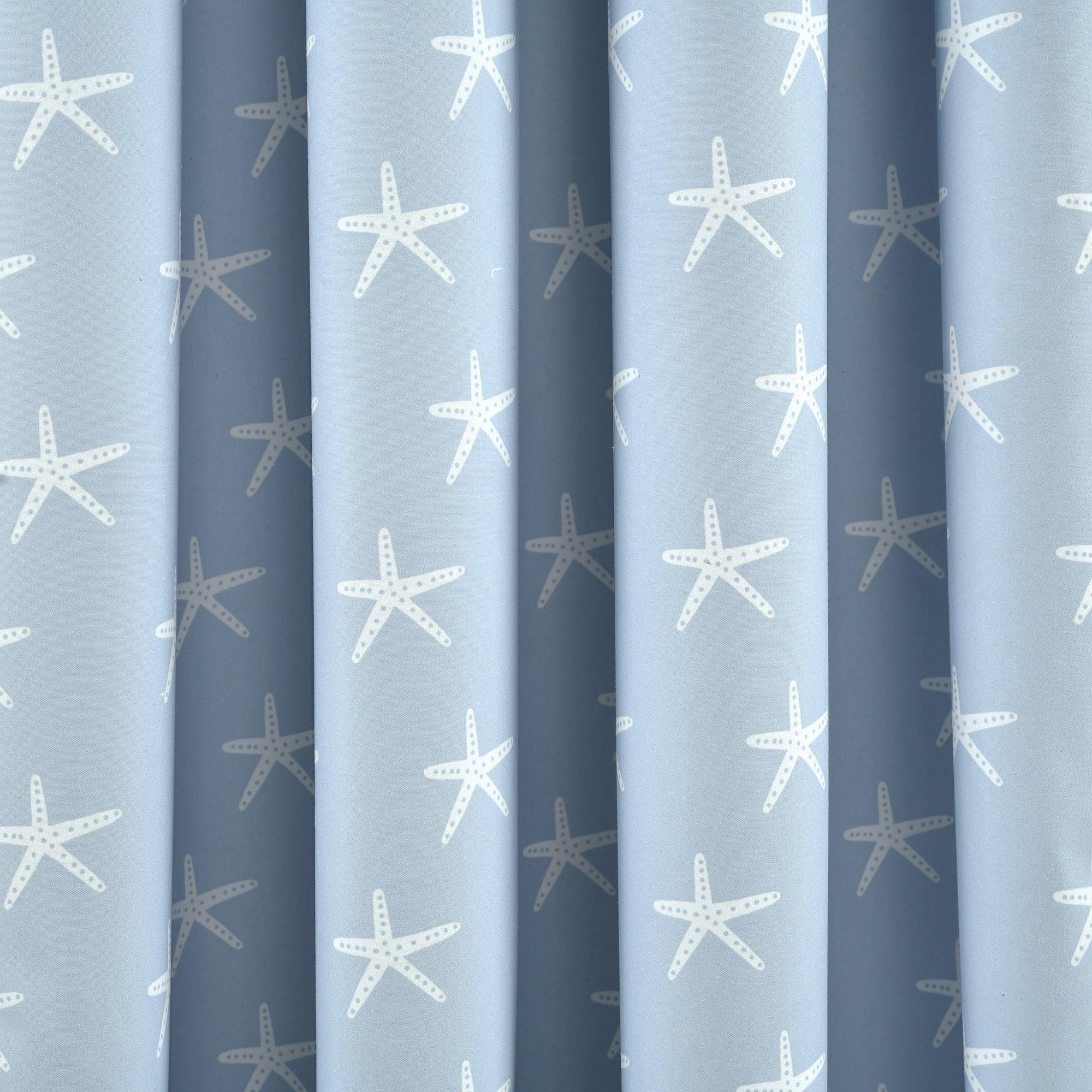 Seaside Starfish Blackout Window Curtain Panel