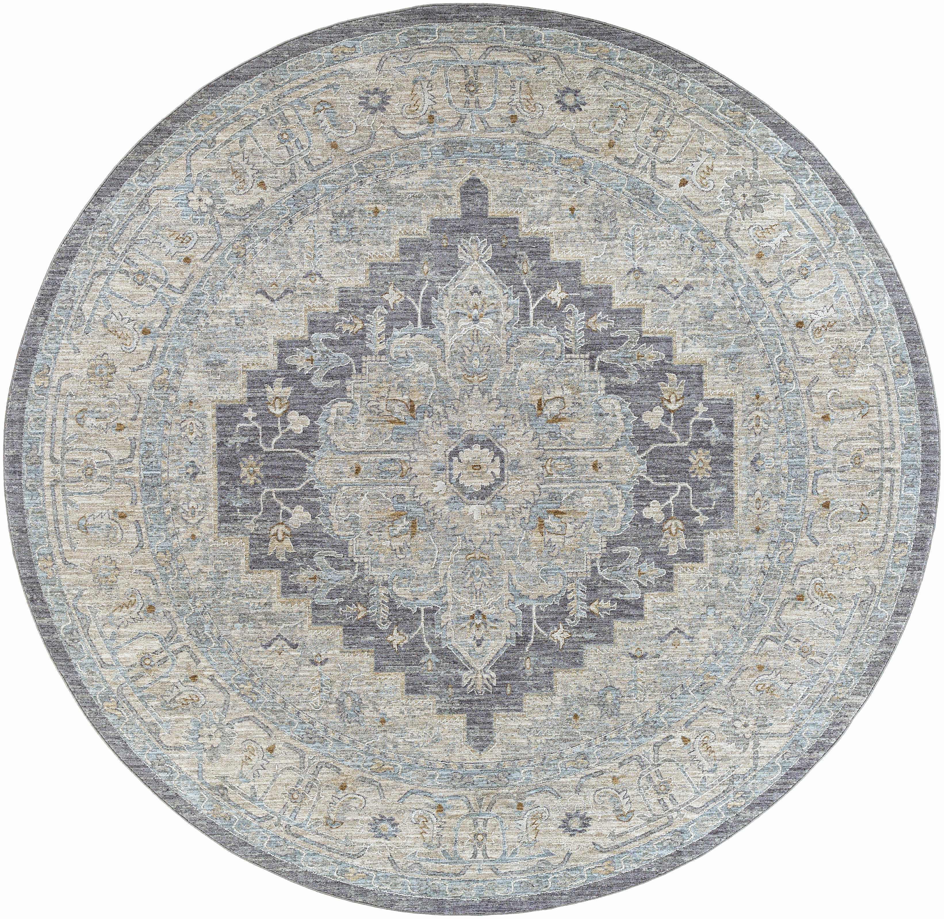 Sema Blue Medallion Rug