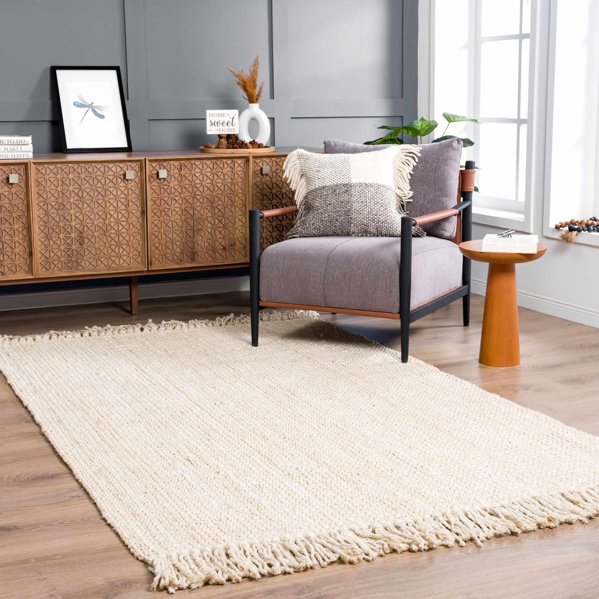 Senneterre Bleached Jute Rug