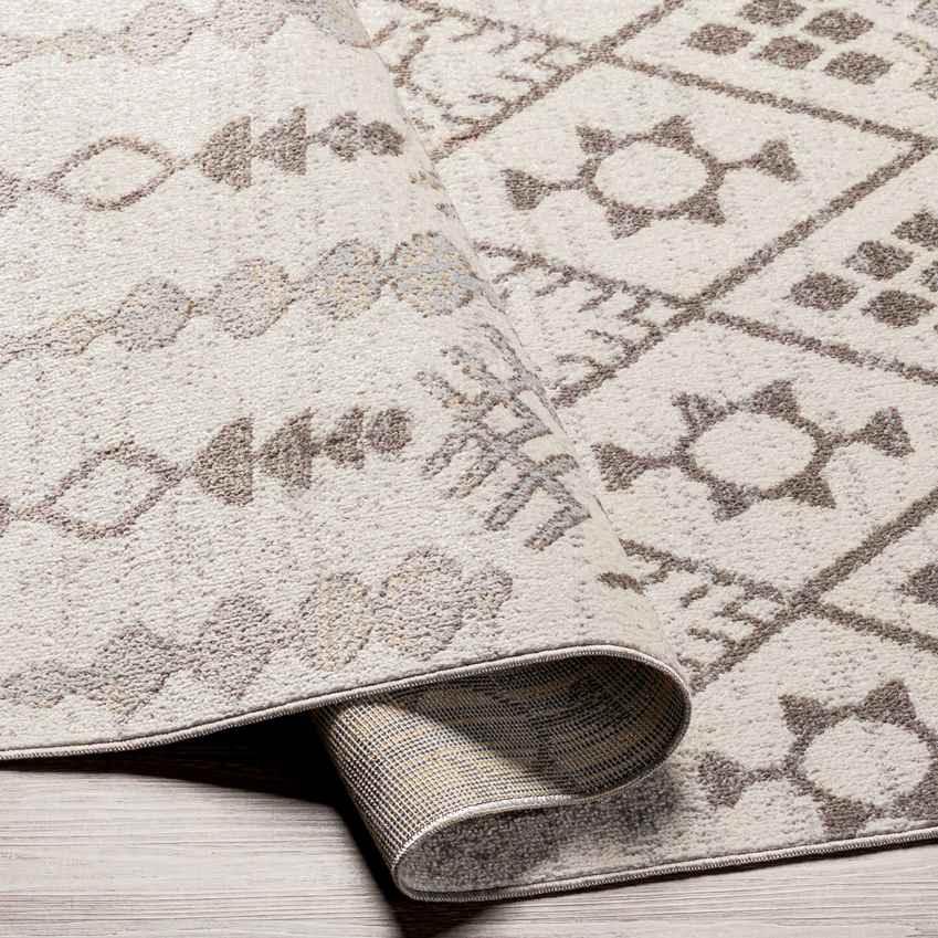 Sharpsville Cottage Beige Washable Area Rug