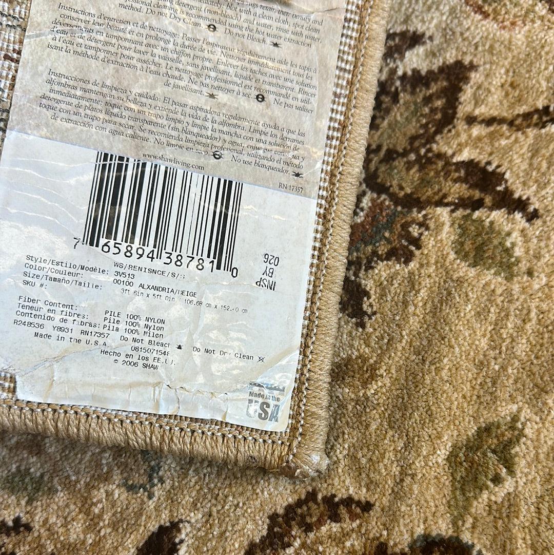 Shaw 3v513 Area Rug 3’6” x 5’